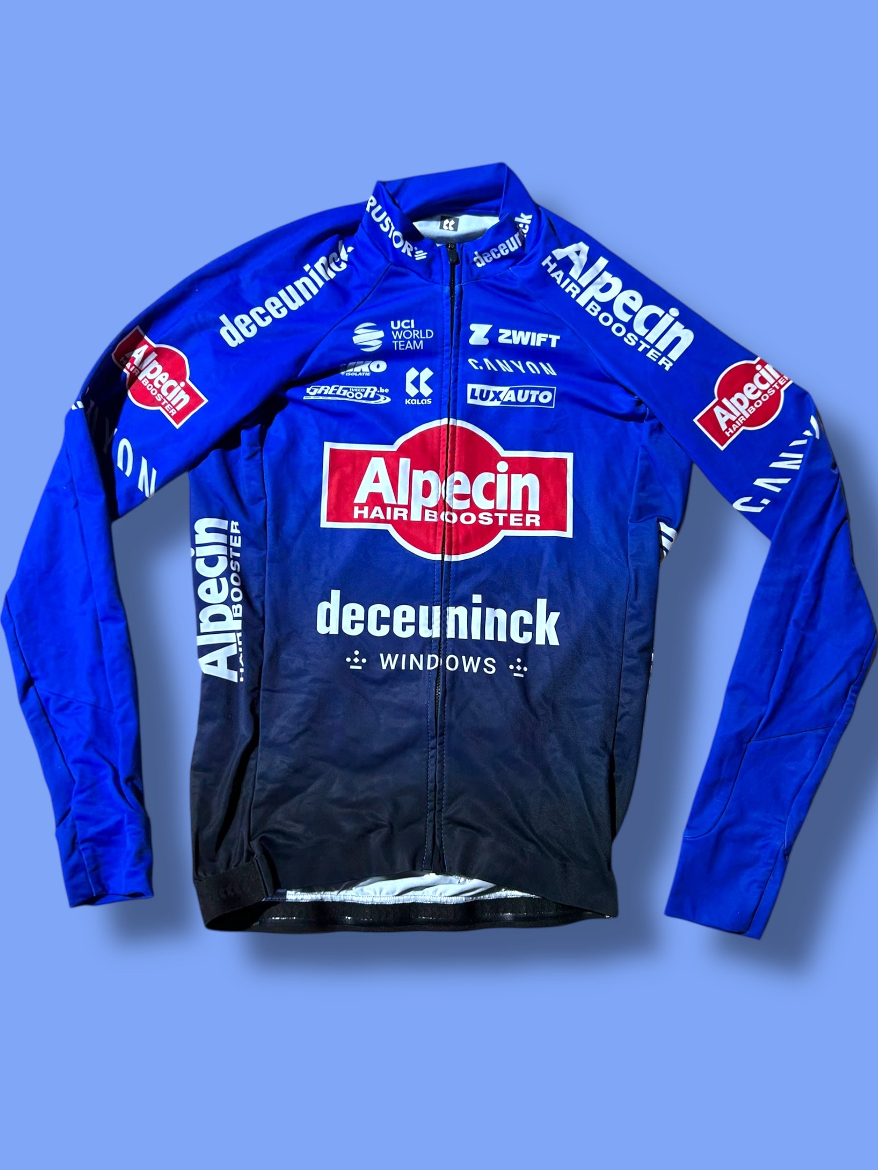 Winter Long Sleeve Jersey Thermal | Alpecin Deceuninck Kalas| Pro Cycling Kit