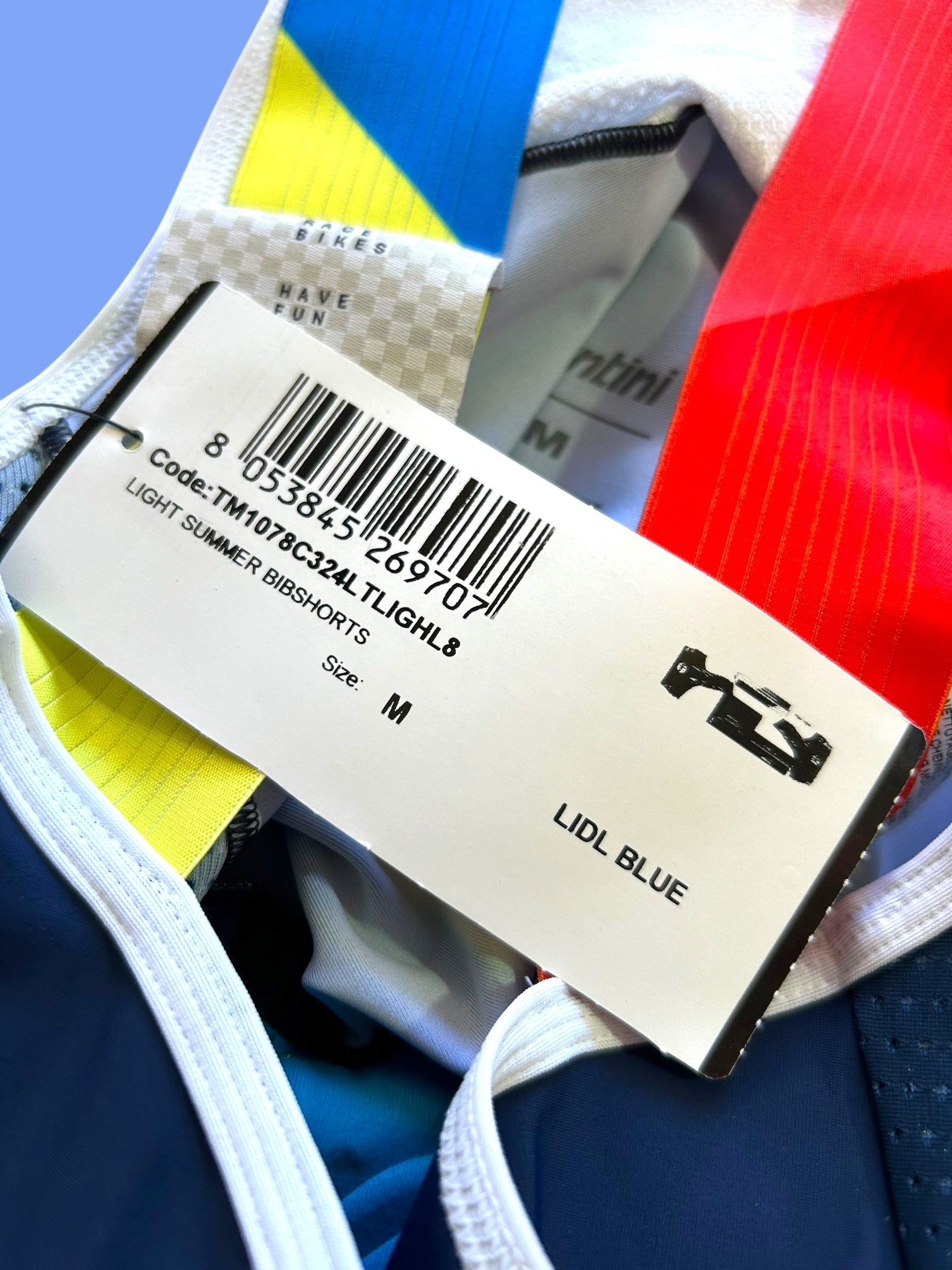 Summer Bib Shorts Lightweight Team-Issued | Santini | Lidl Trek | Pro Cycling Kit