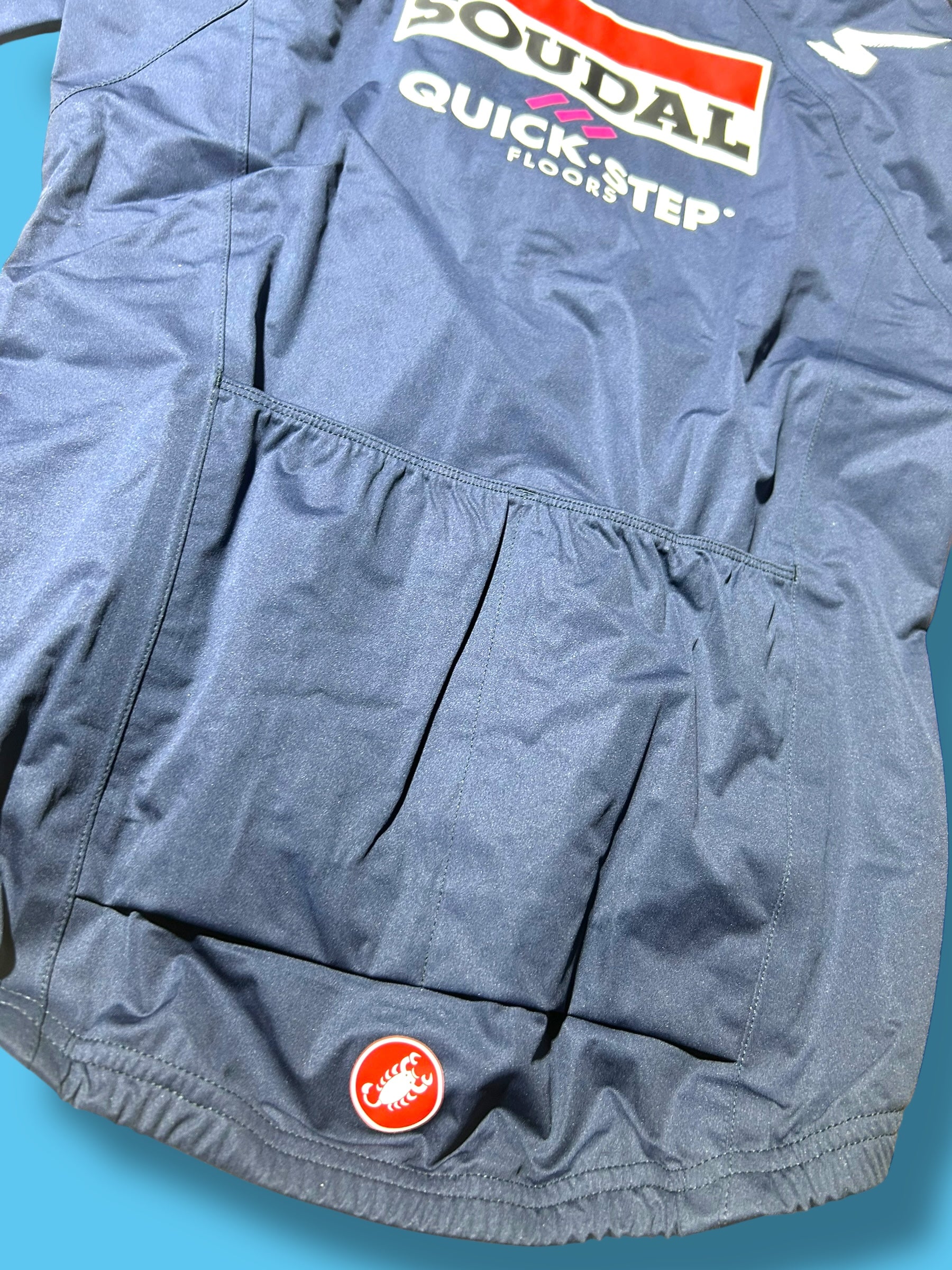 Gavia Rain Jacket Rain Winter Wet Cold | Castelli | Soudal Quick-Step| Pro Cycling Kit