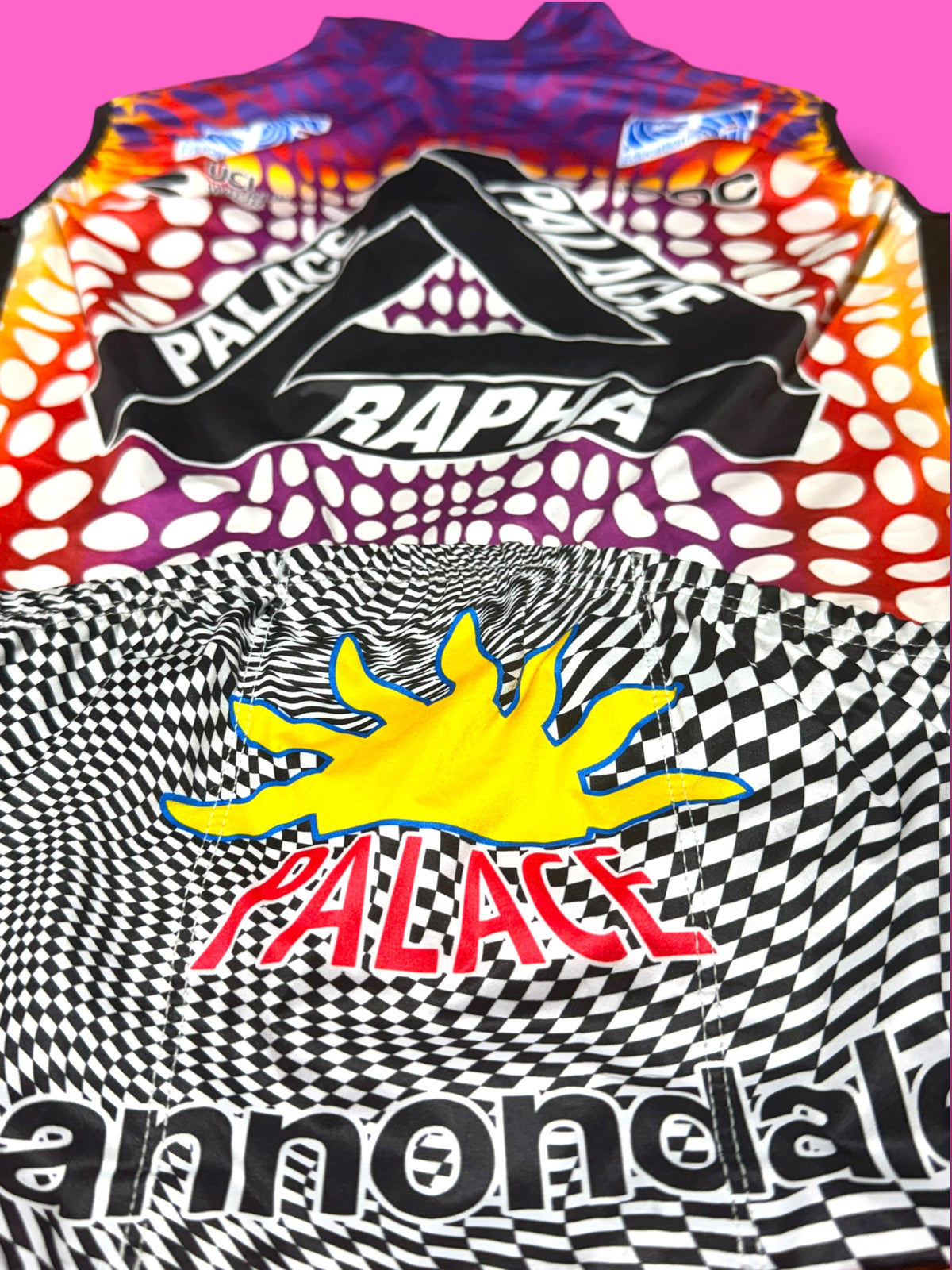 EF 2020 Rain Vest Rapha-Palace Giro with Rear Pockets | EF Education First | Rapha Men's Pro Kit