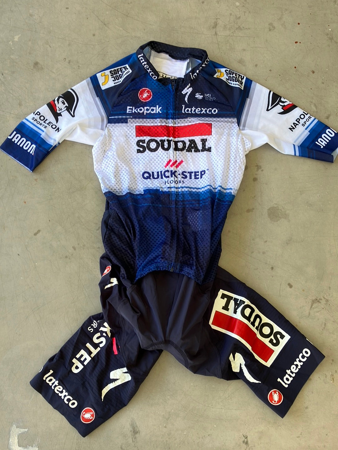 Summer Race suit / Aerosuit Super Leggera | Castelli | Quick-Step Alpha Vinyl / Soudal | Pro Cycling Kit