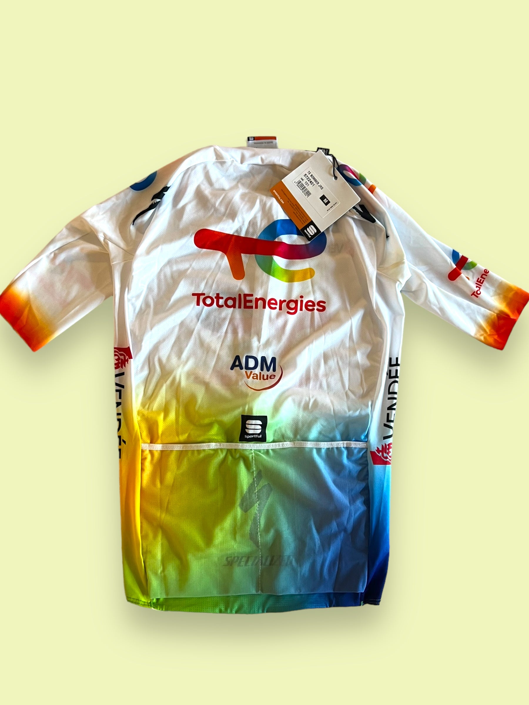 Short Sleeve Jersey Bomber| Sportful | Total Energies | Pro Cycling Kit