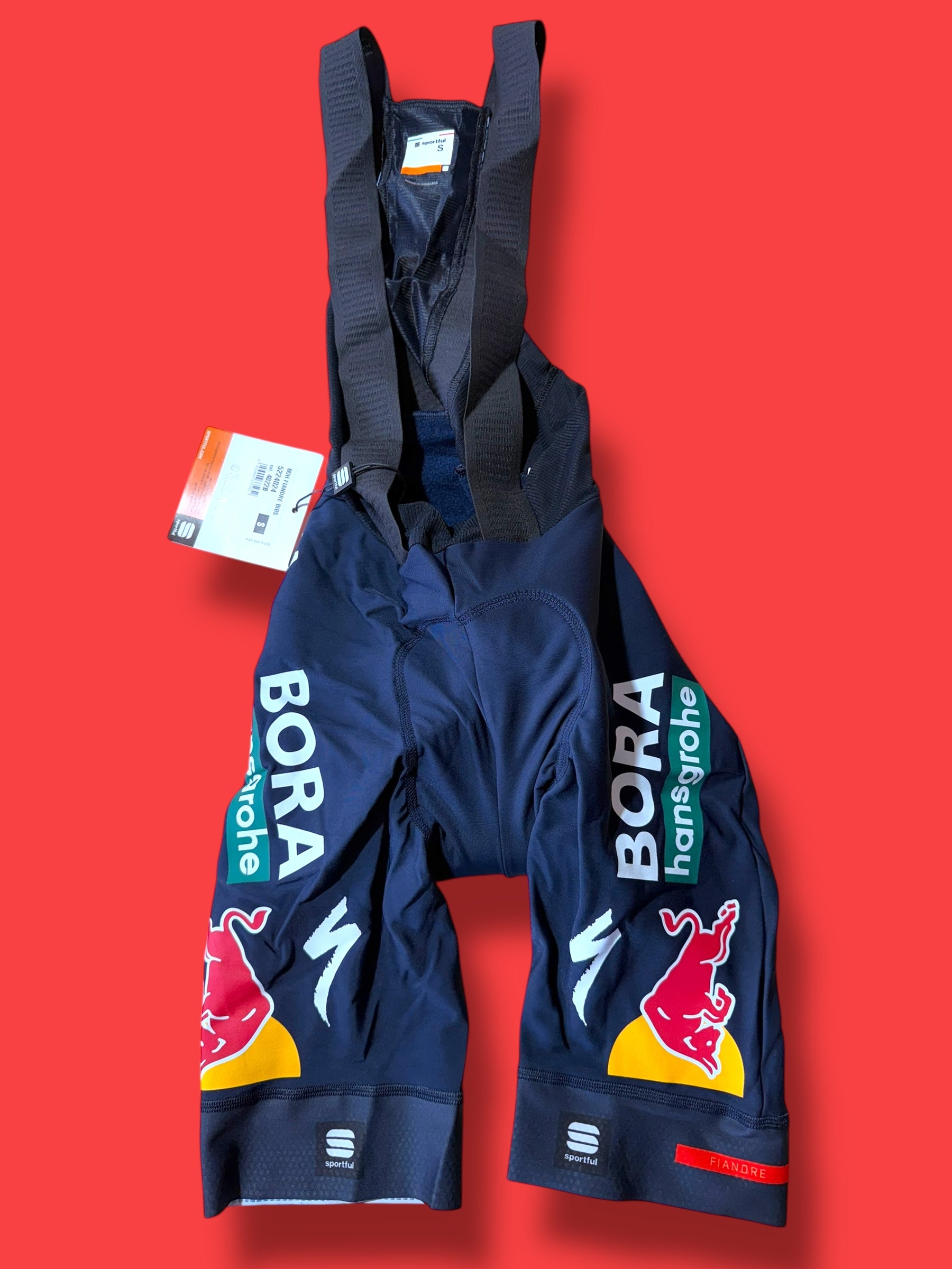 Winter Bib Shorts Fiandre|Sportfull|Red Bull Bora Hansgrohe |Pro Cycling