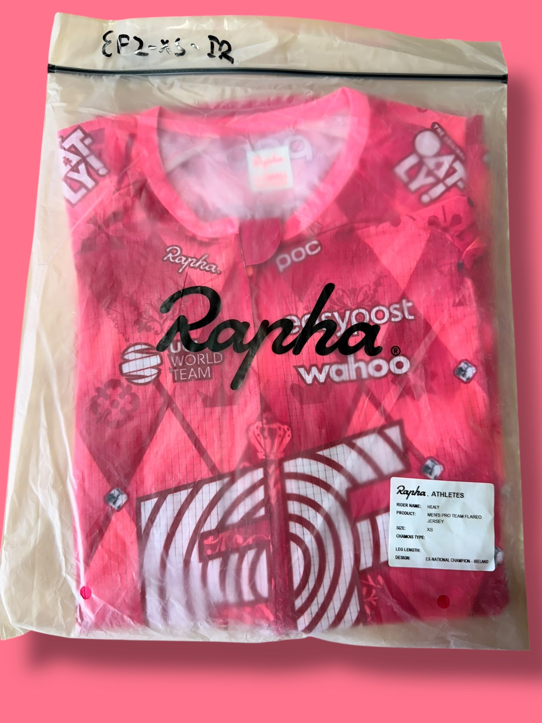 Lightweight Summer Aero Jersey Irish Champion (Flaero)|Rapha |EF Education First|Cycling