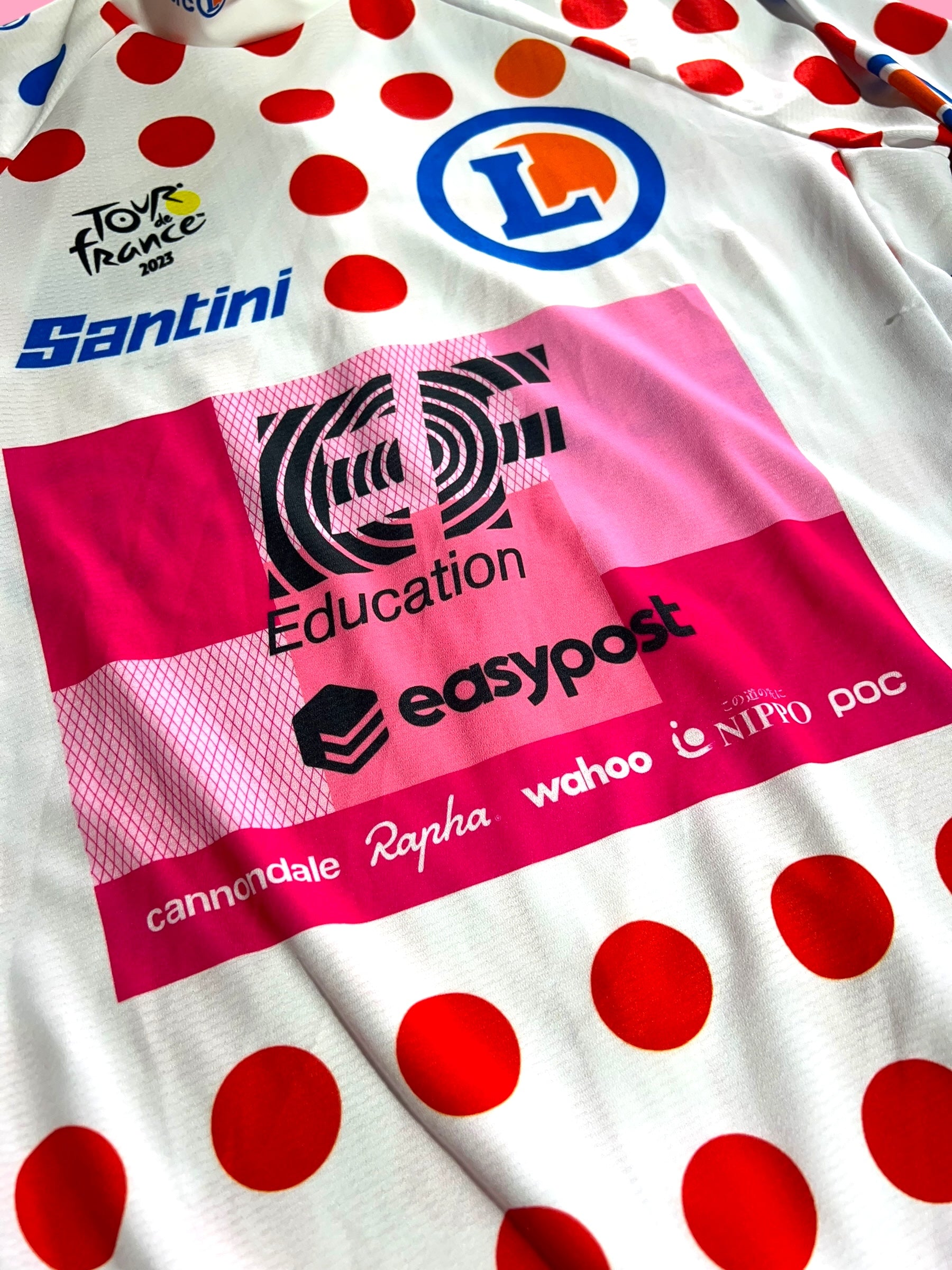 Climber's Podium Jersey Tour de France Polka Dot | Rapha | EF Education First Men | Pro Cycling Kit