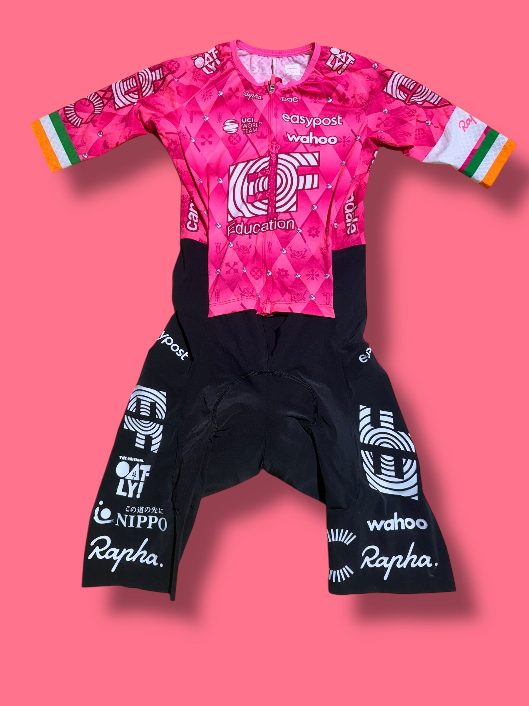 Pro Team Aerosuit Roadsuit Irish Champ |Rapha |EF Education First|Cycling