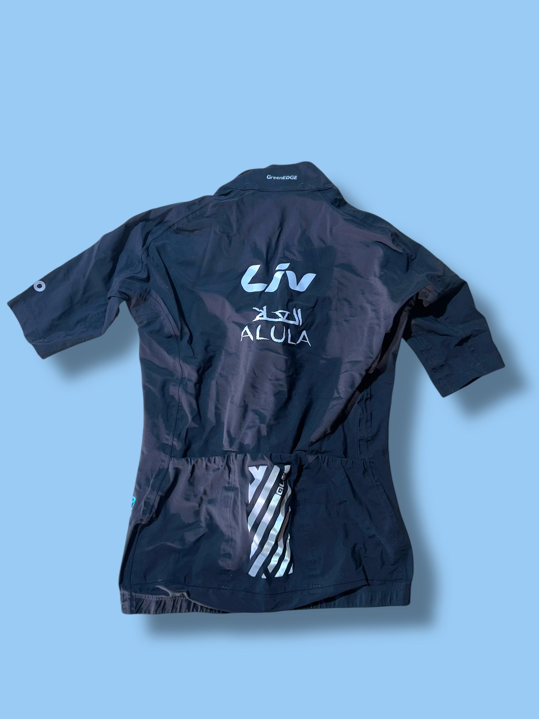 Rain Jersey Winter Waterproof short Sleeve Klimatik Racing Packable Womens| Ale | Jayco Alula| Pro Cycling Kit