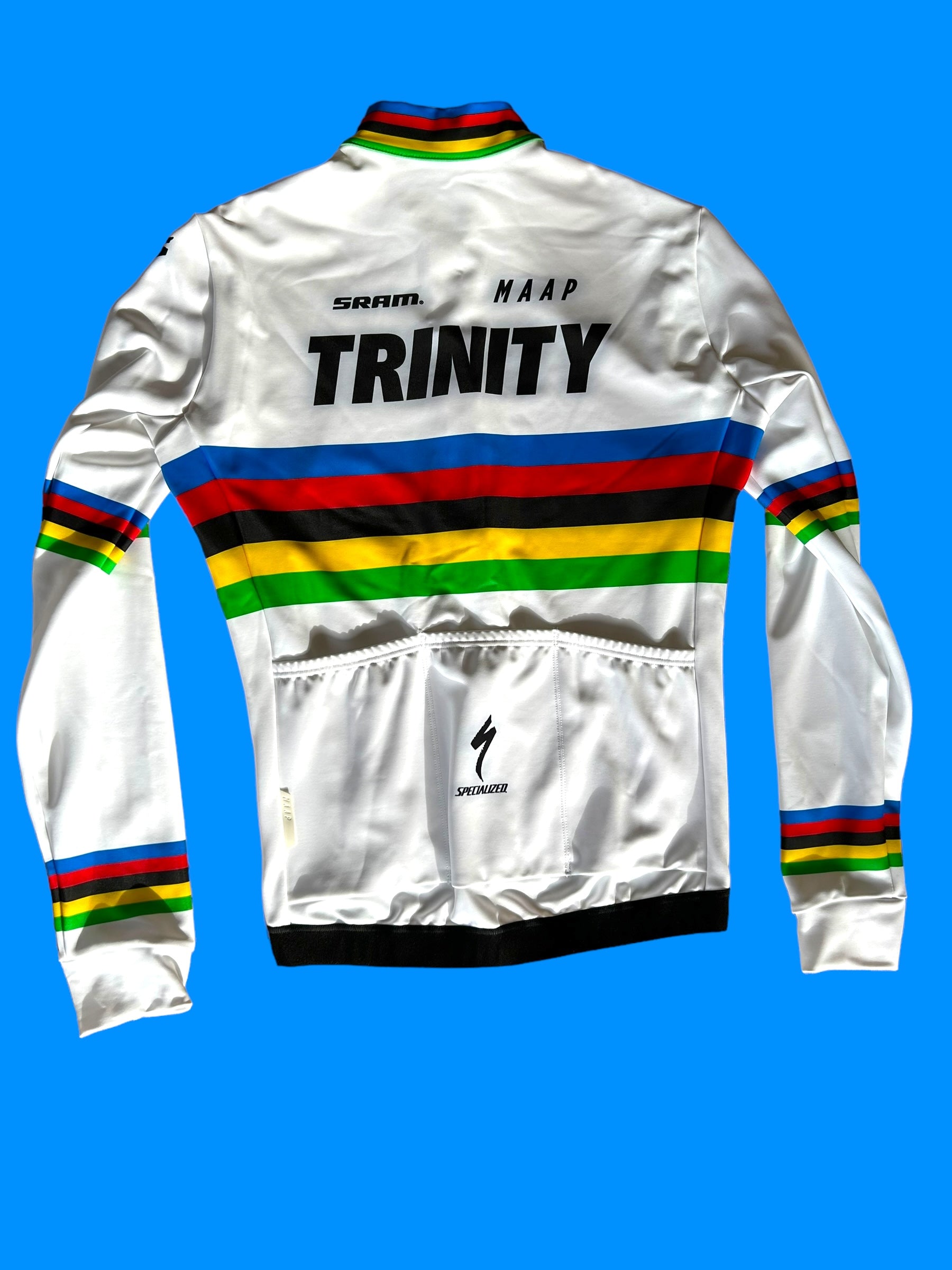 Long Sleeve Winter Jersey - World Champion Rainbow | Specialized | Trinity Racing | Pro Cycling Kit