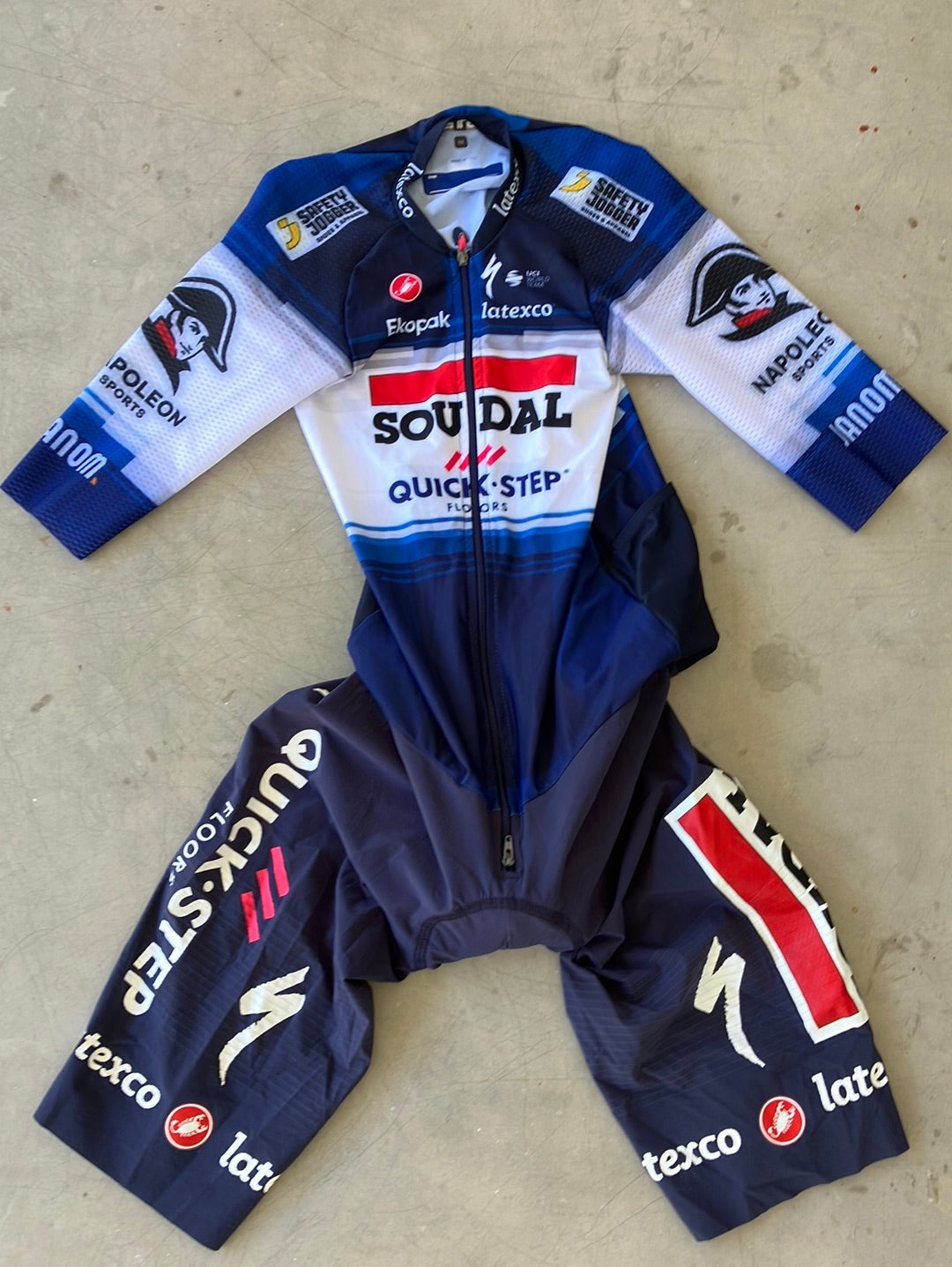 Race Suit BTW SpeedSuit | Castelli | Soudal Quick-Step | Pro Team Cycling Kit