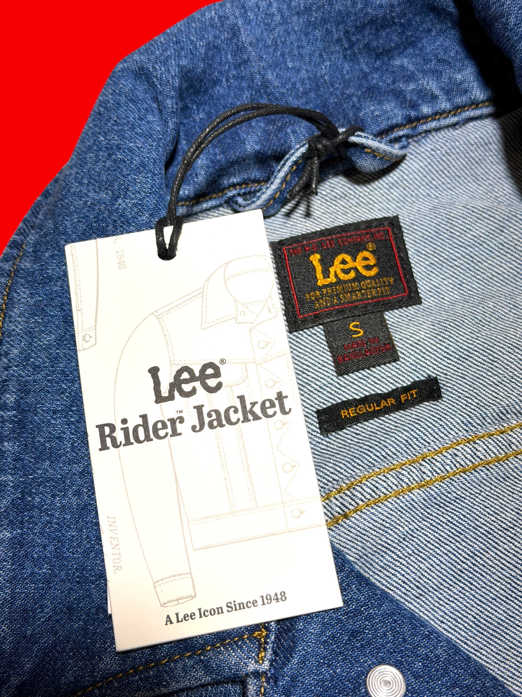 Rider Issued Denim Jacket Giro d'italia | Lee Pro Cycling Kit