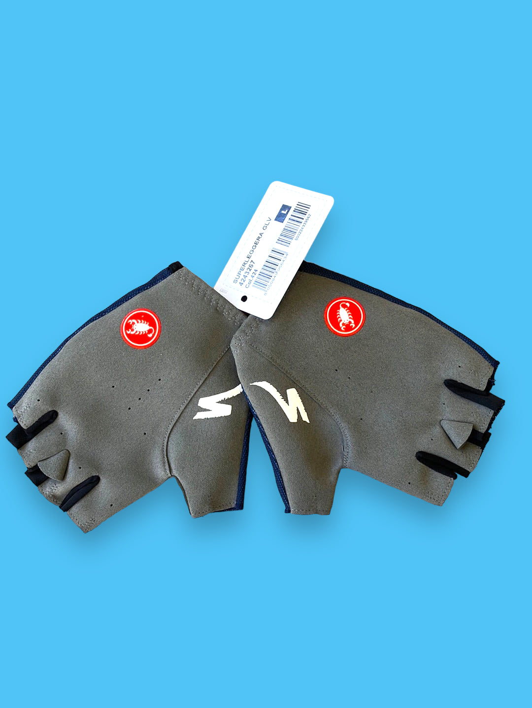 Gloves Mitts team Issued Superleggera| Castelli| Blue | Quick-Step Alpha Vinyl / Soudal | Pro Cycling Kit