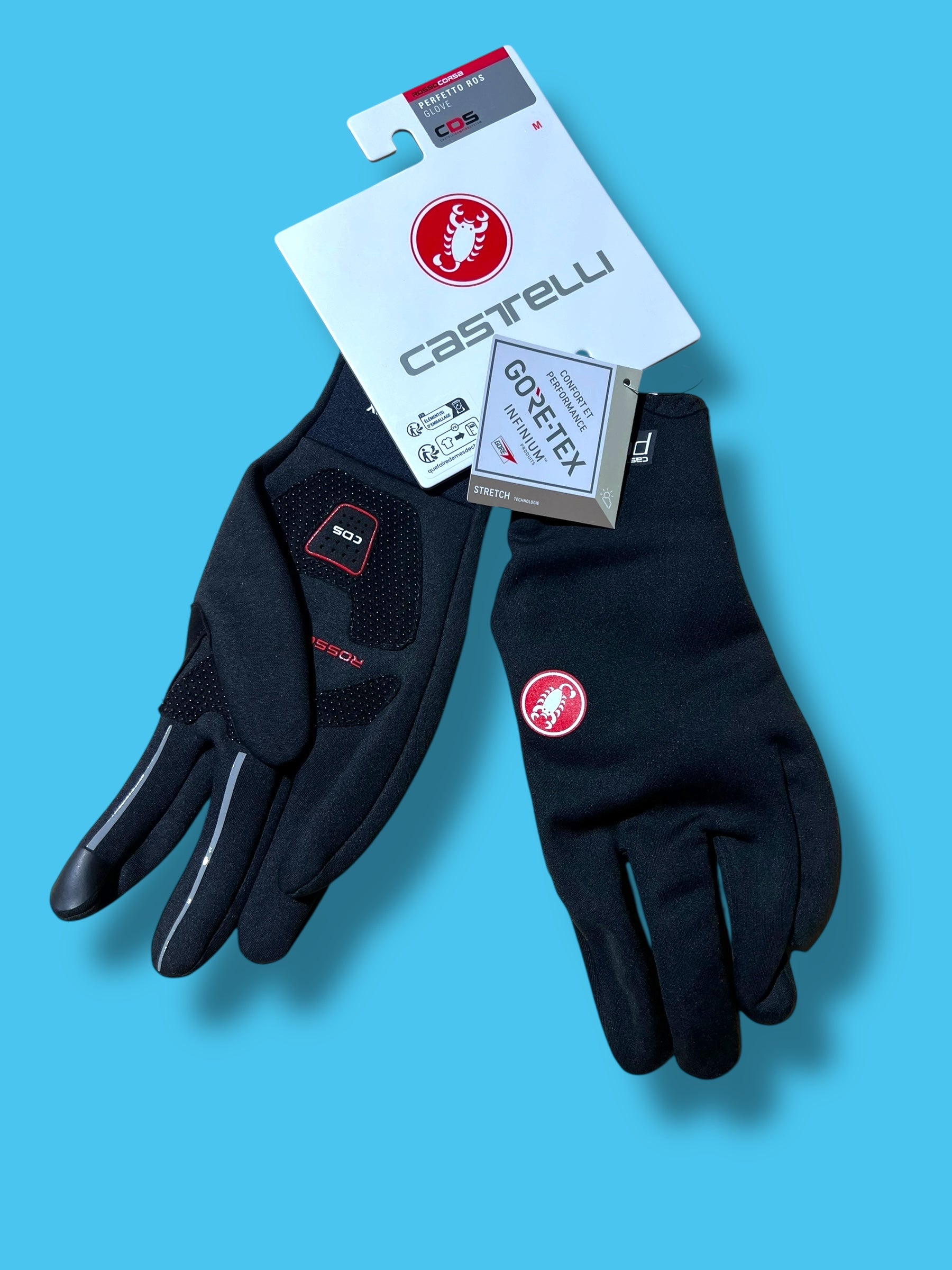 Perfetto MAX RoS Glove Gore-Tex Winter Thermal Rain | Castelli | Soudal Quick-Step| Pro Cycling Kit