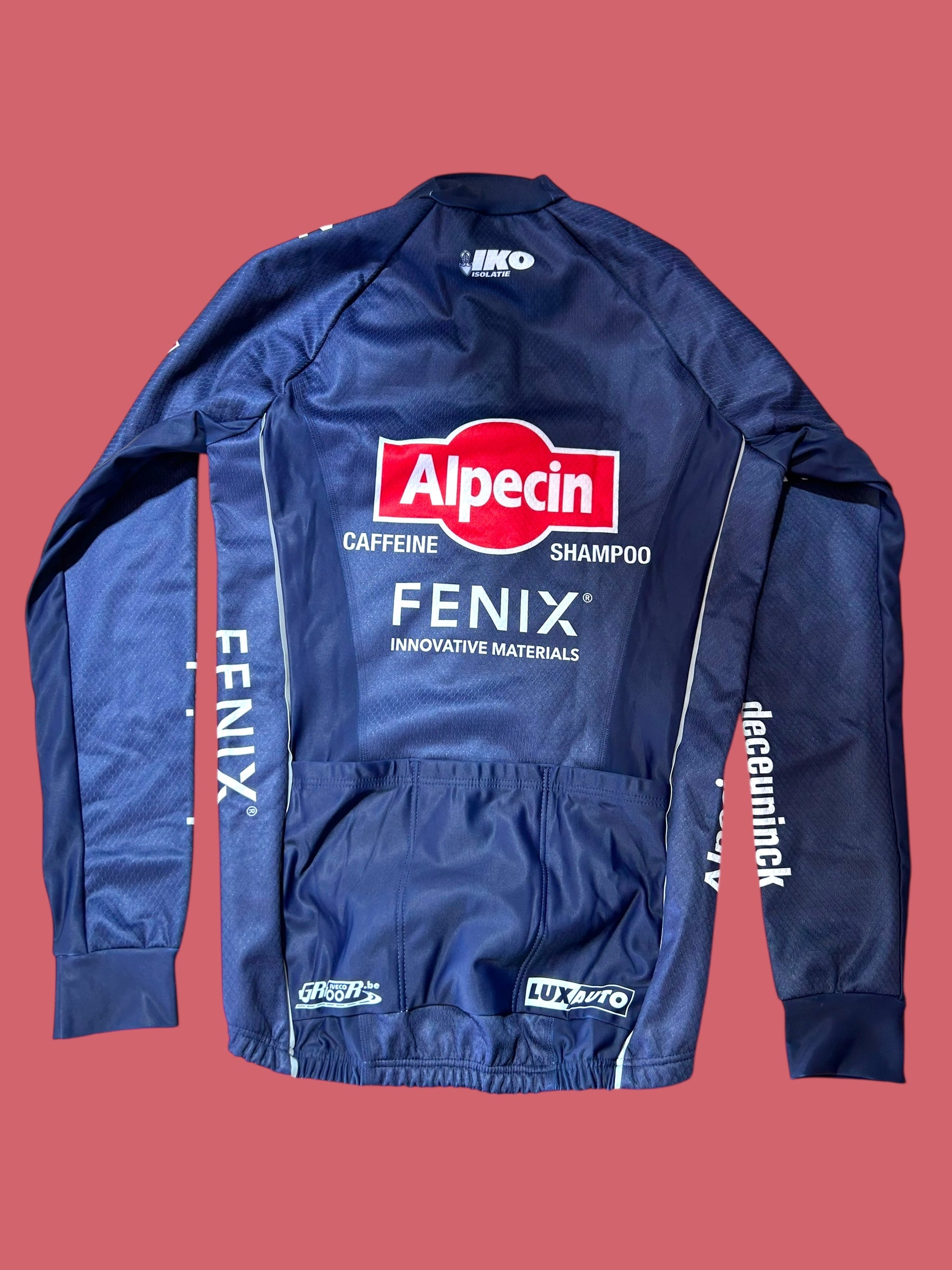 Winter Long Sleeve Jacket Thermal Windproof Waterproof | Alpecin Deceuninck Kalas| Pro Cycling Kit