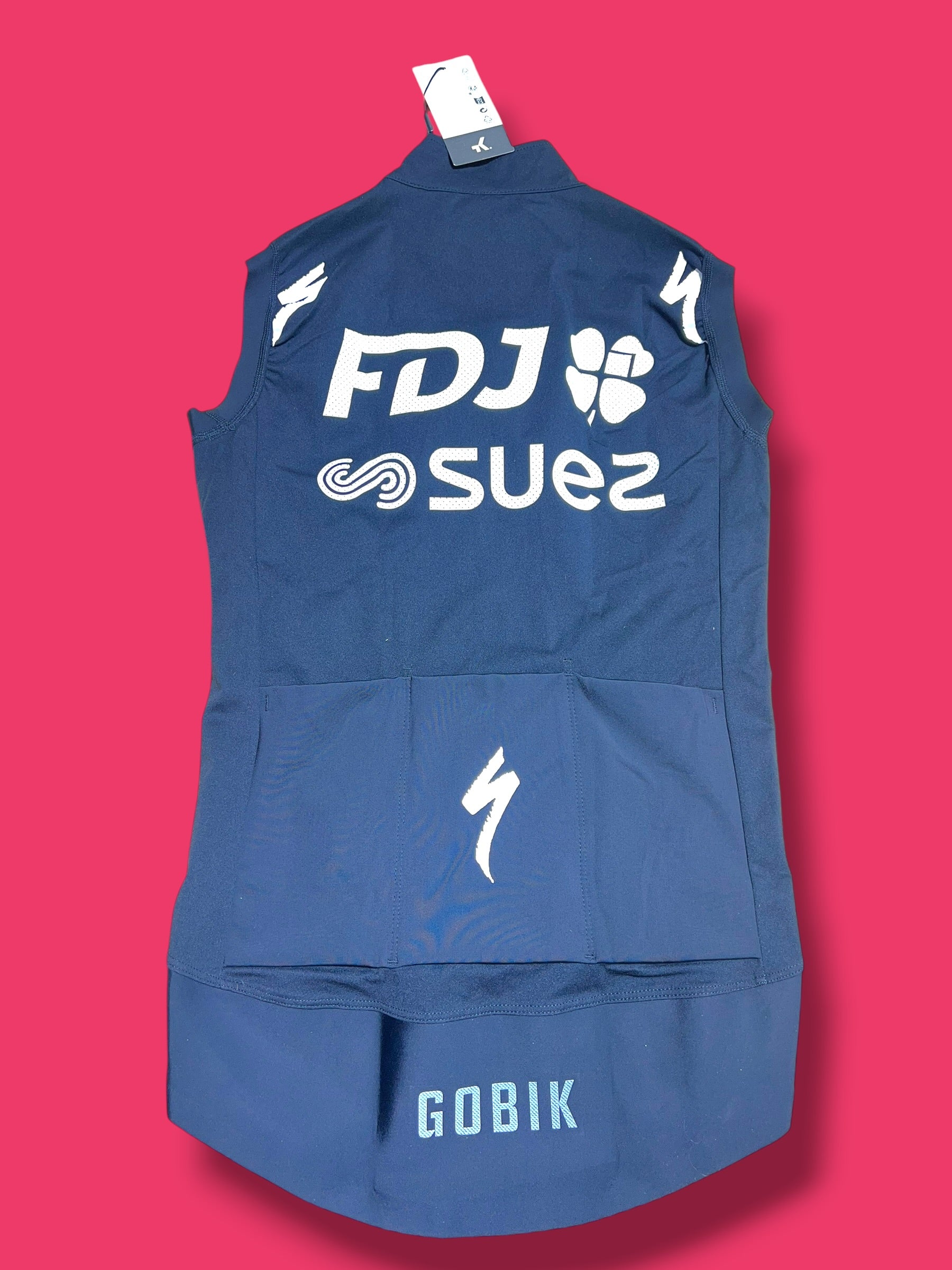 Rain Vest Waterproof Packable Womens|FDJ Suez |Gobik Pro Cycling Kit