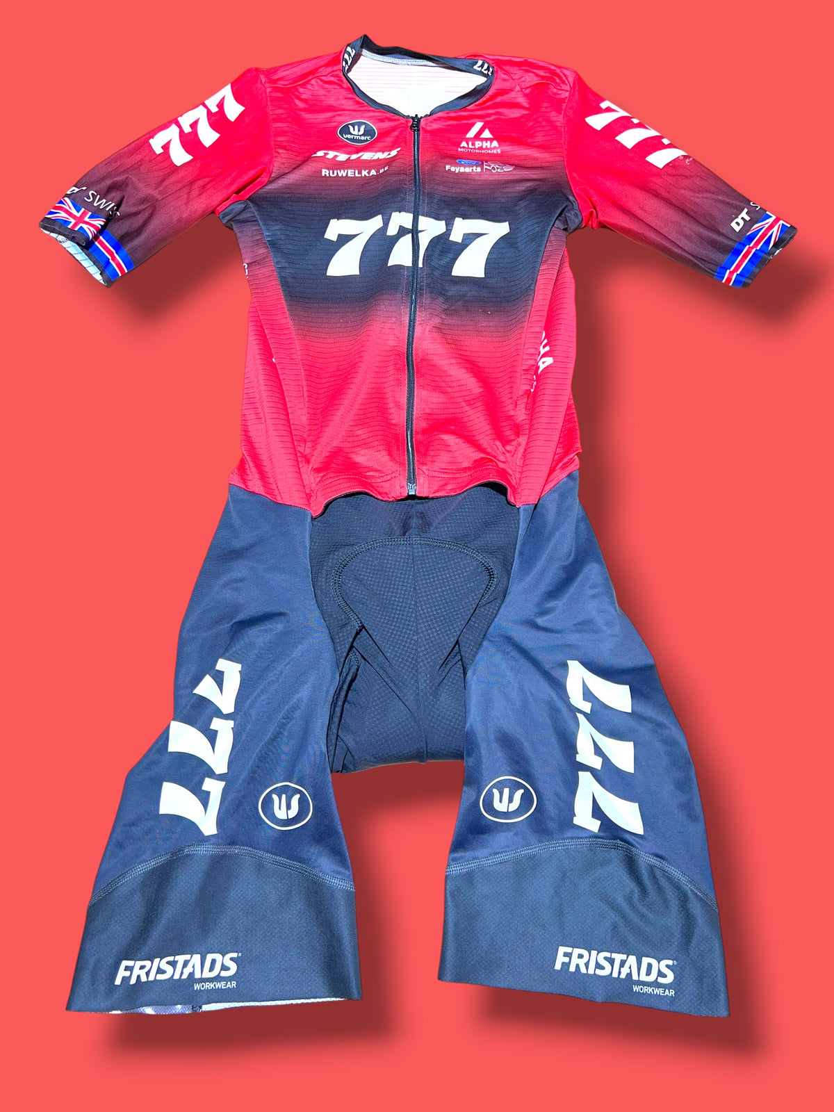 Short Sleeve Aero Race Suit National Champ |777 Cyclocross |Kalas Pro Cycling Kit