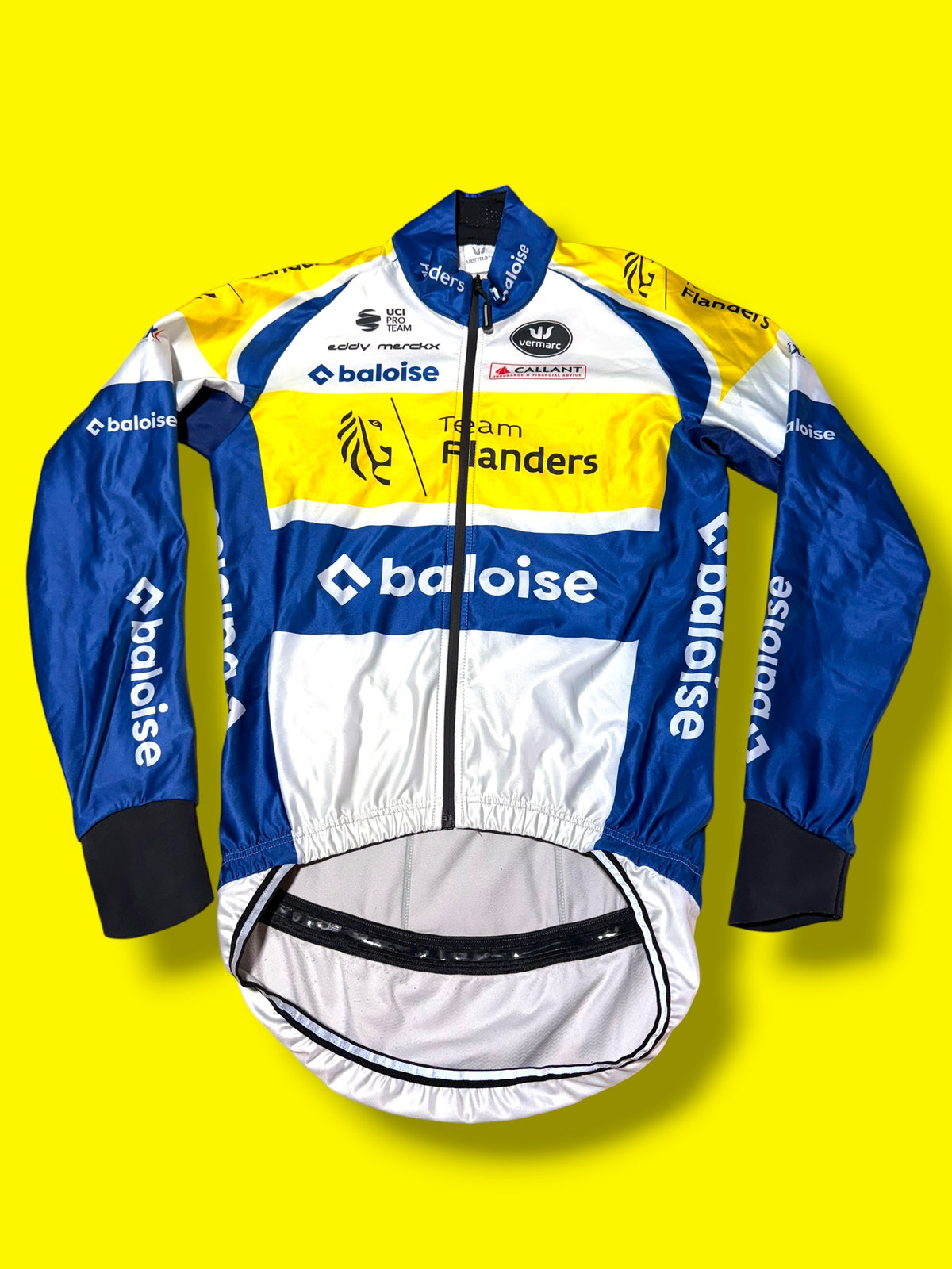 Long Sleeve Thermal Gabba Rain Jersey Winter|Flanders Baloise|Vermarc Pro Cycling Kit