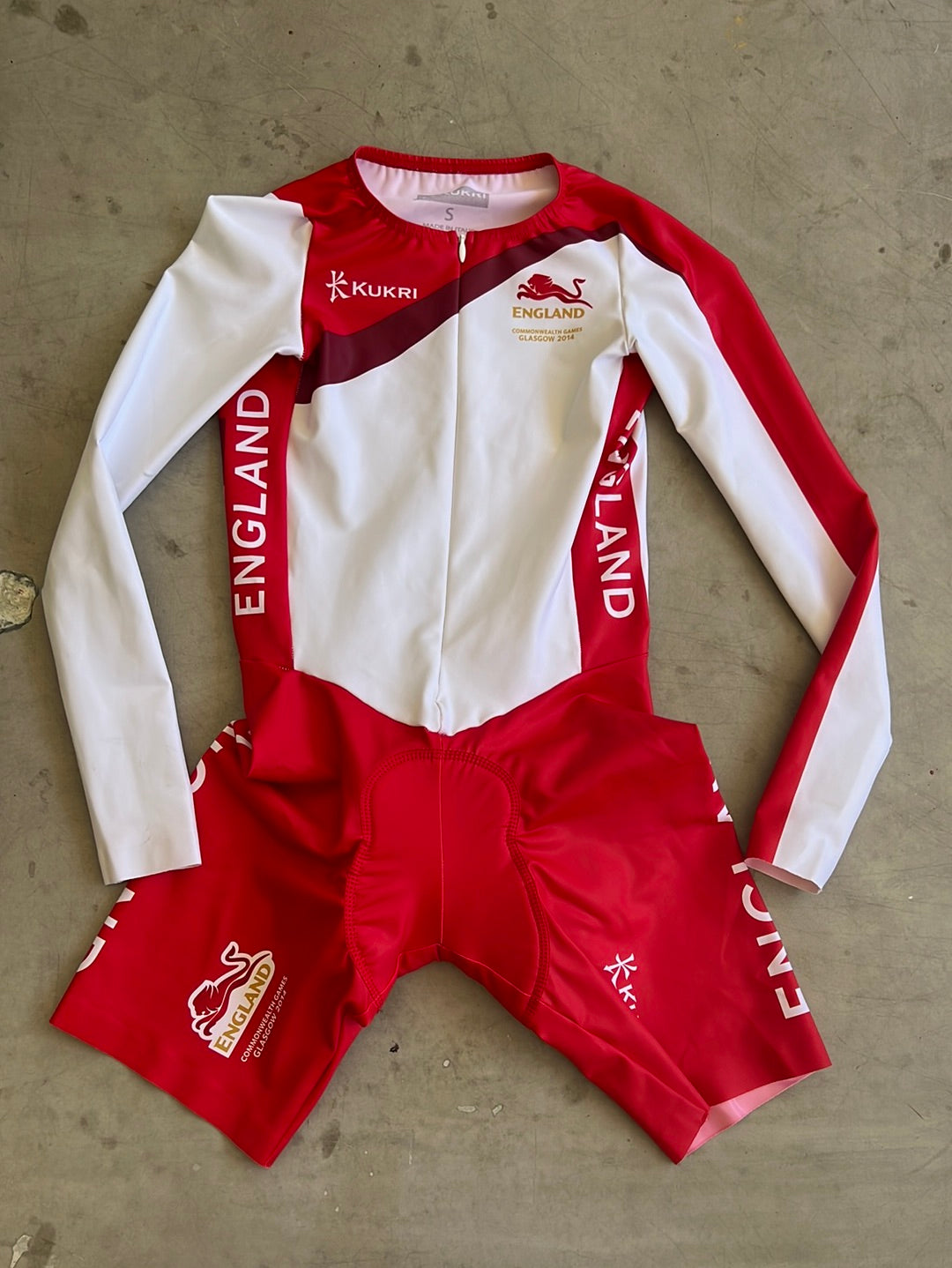 TT Suit Time Trial National Team England Commonwealth Games Rider-Issued | Kukri | Team England | Pro Cycling Kit