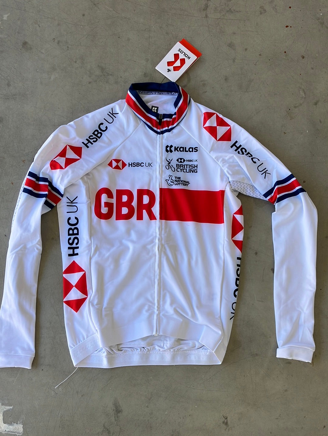 Long Sleeve Jersey Winter Cycling | Kalas | Team GB Great Britain - British Cycling GBR | Pro Cycling Kit