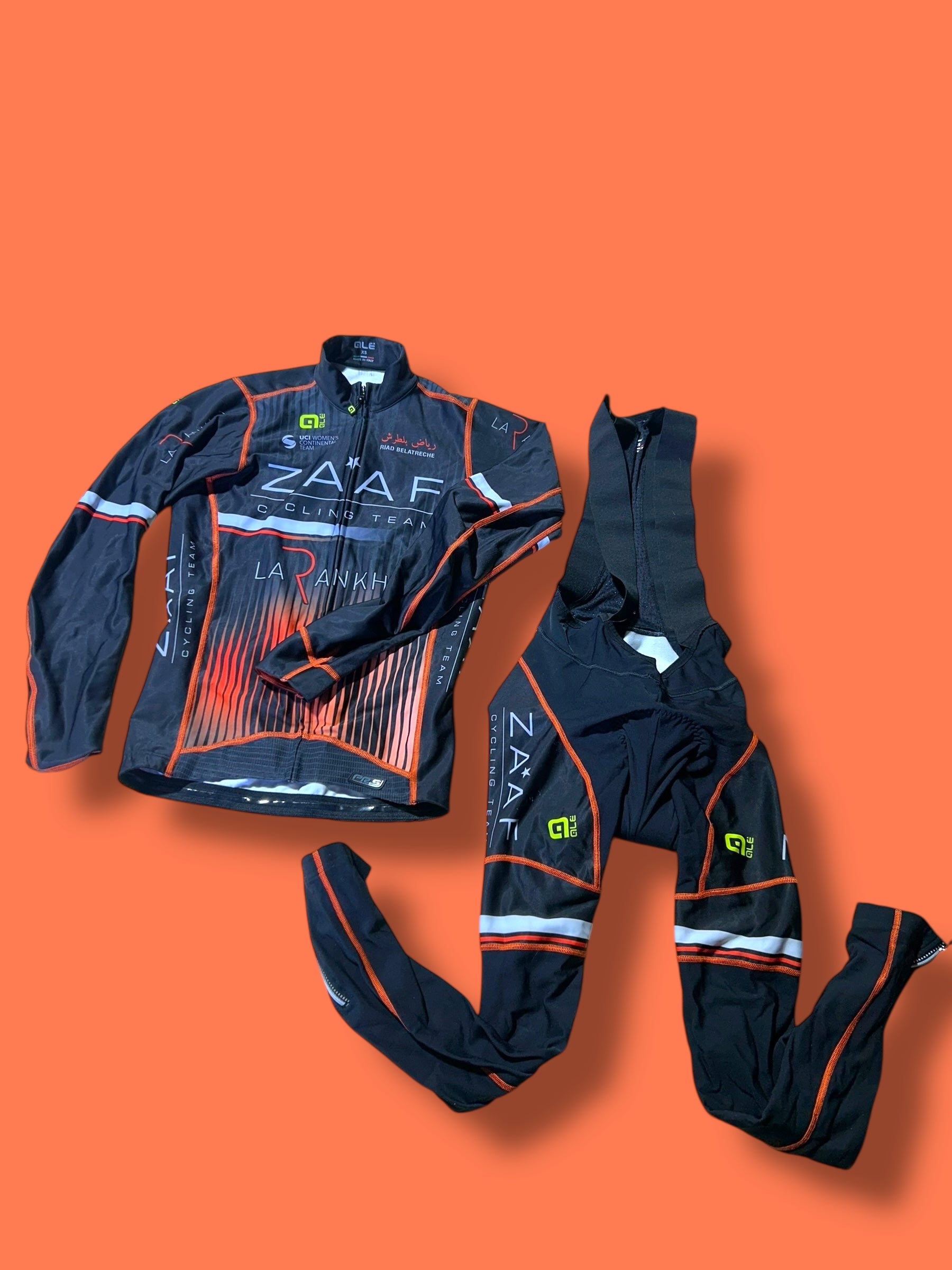 Winter Jersey and Bib Tights Knicks Thermal | Team ZAAF | Ale | Pro Cycling Kit