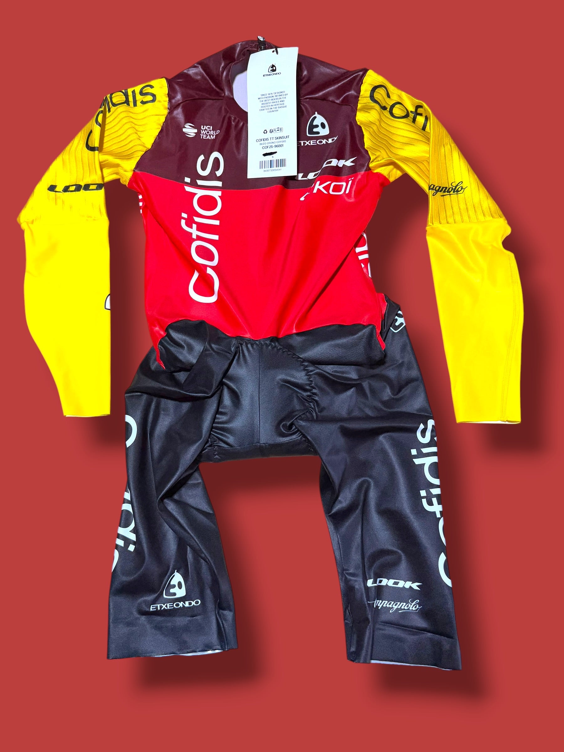 TT Suit Numnber Pocket |Cofidis |Extendo Pro Cycling Kit