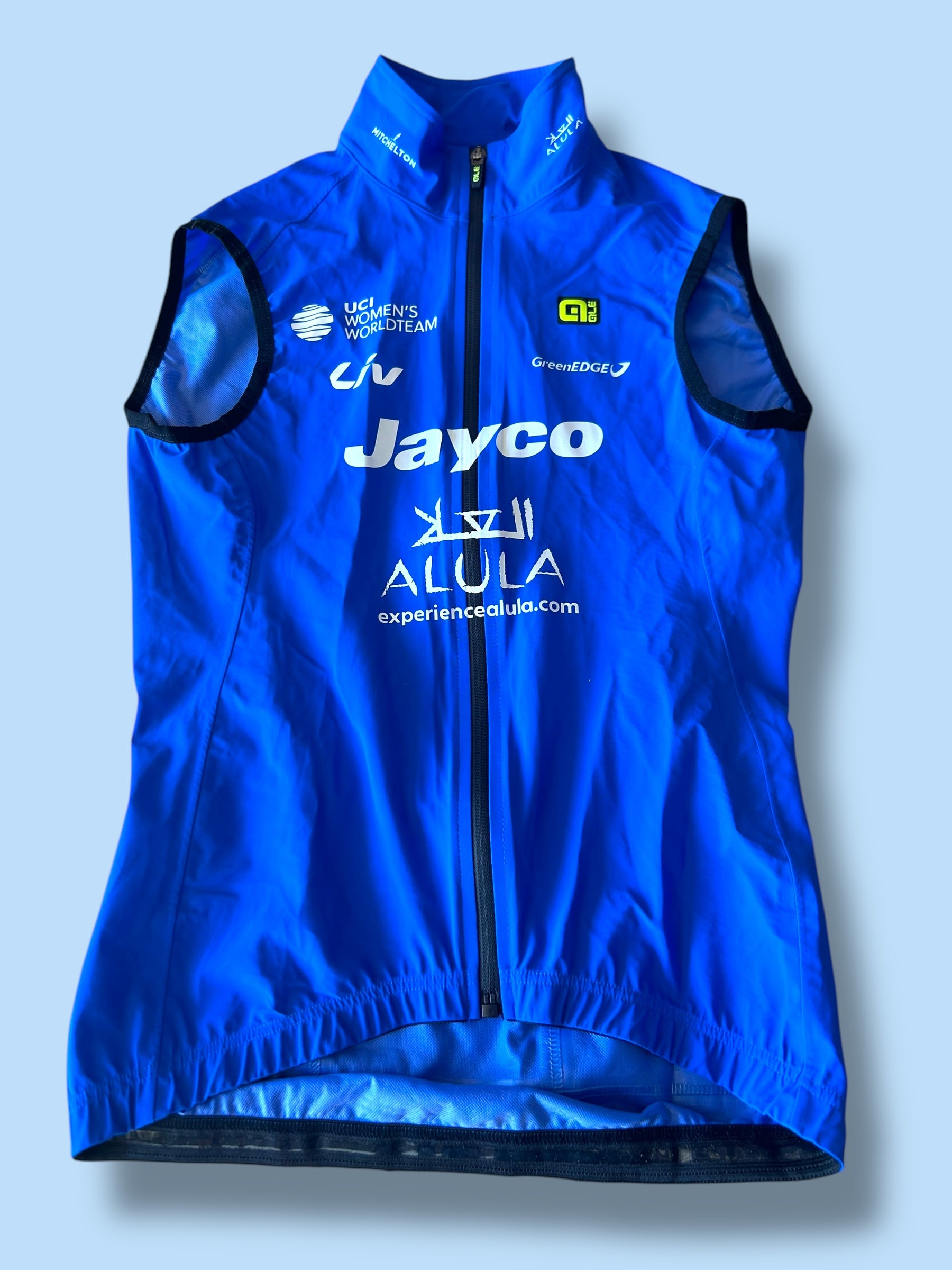 Vest Gilet Winter Rain Waterproof Klimatik Racing Packable Womens| Ale | Jayco Alula| Pro Cycling Kit