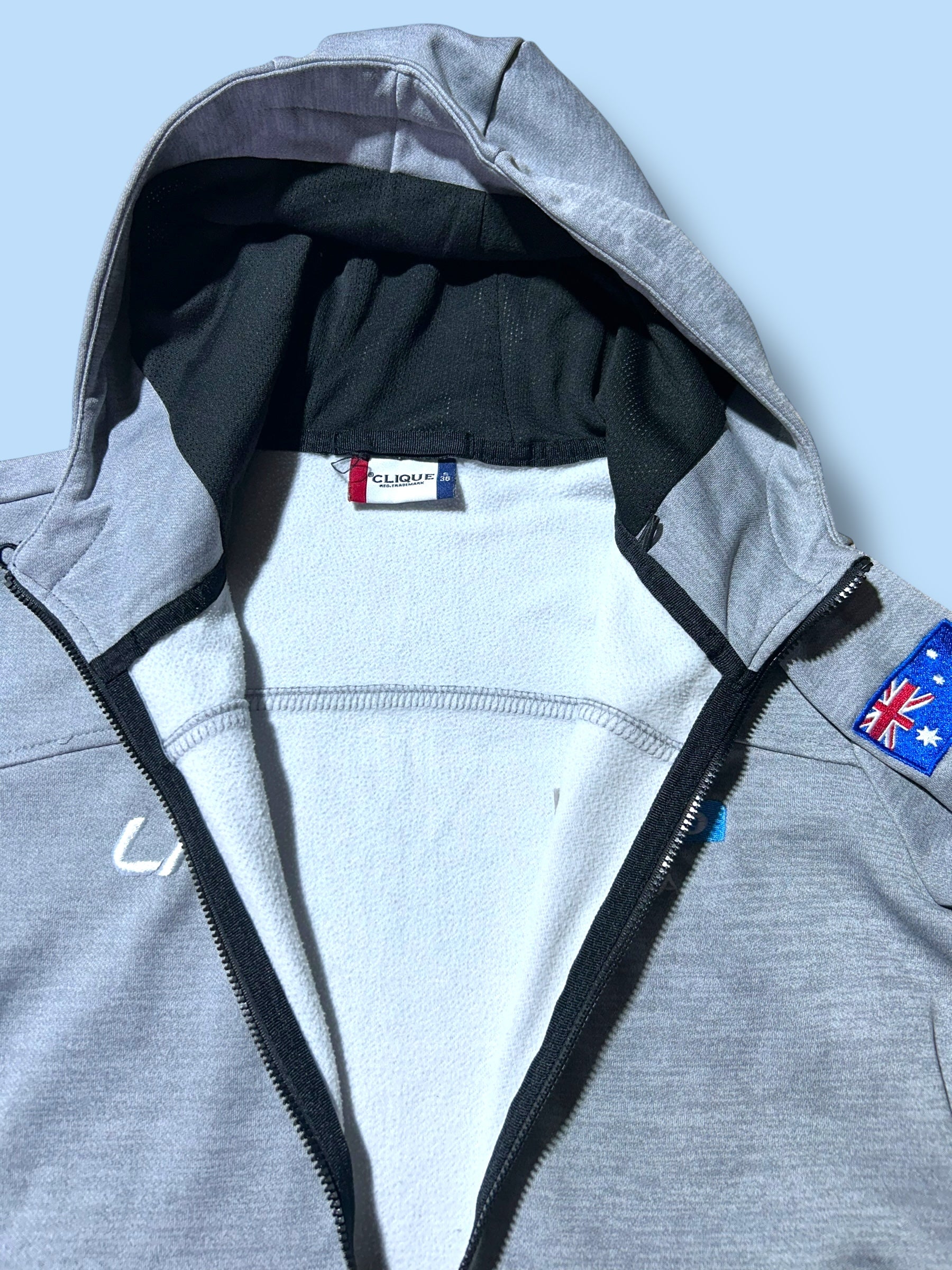 Track Top Sweat Zipped | Clique | Jayco Alula| Pro Cycling Kit