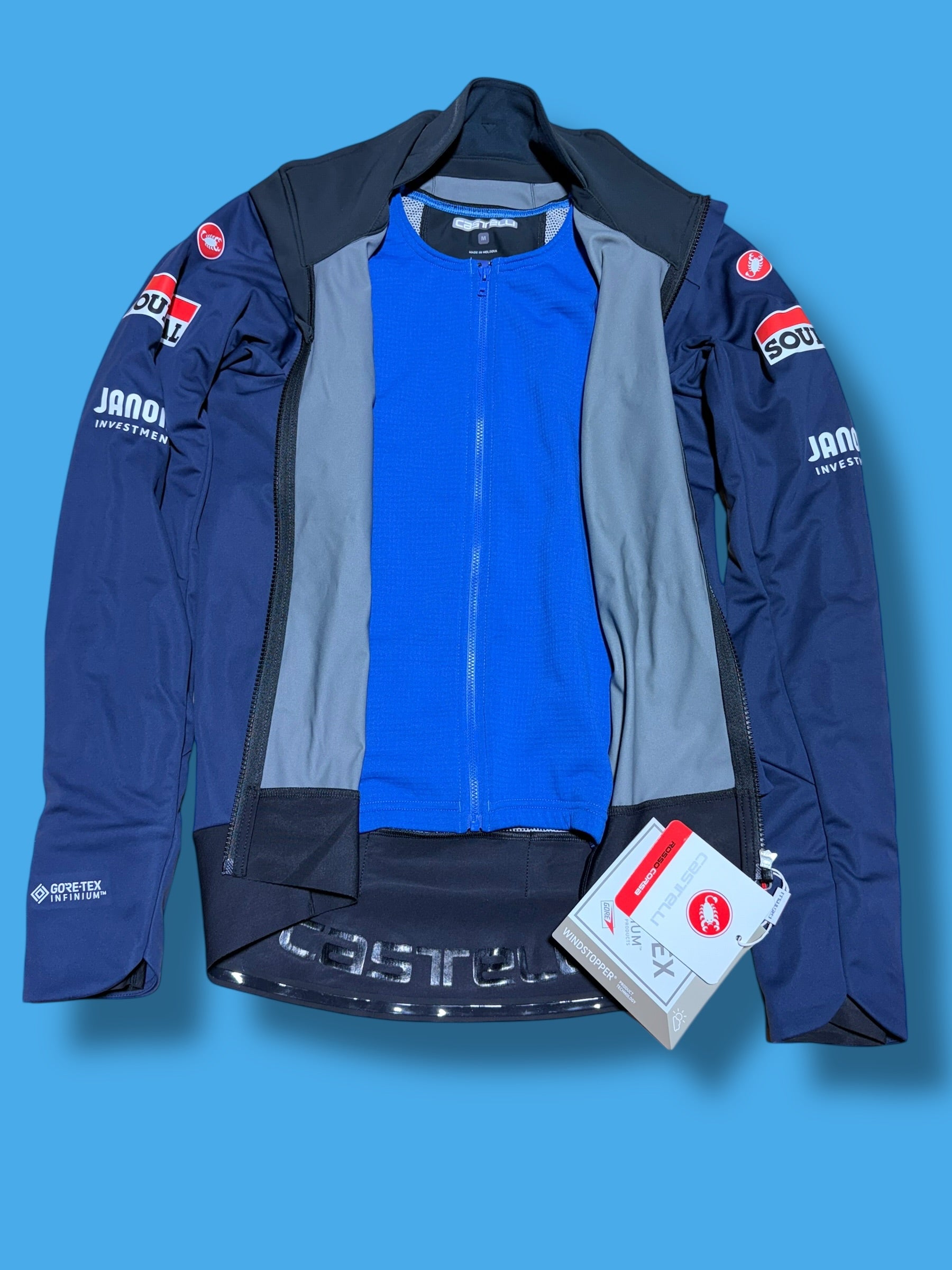 Alpha RoS Rain/Winter Thermal Jacket |Castelli|Soudal Quick-Step