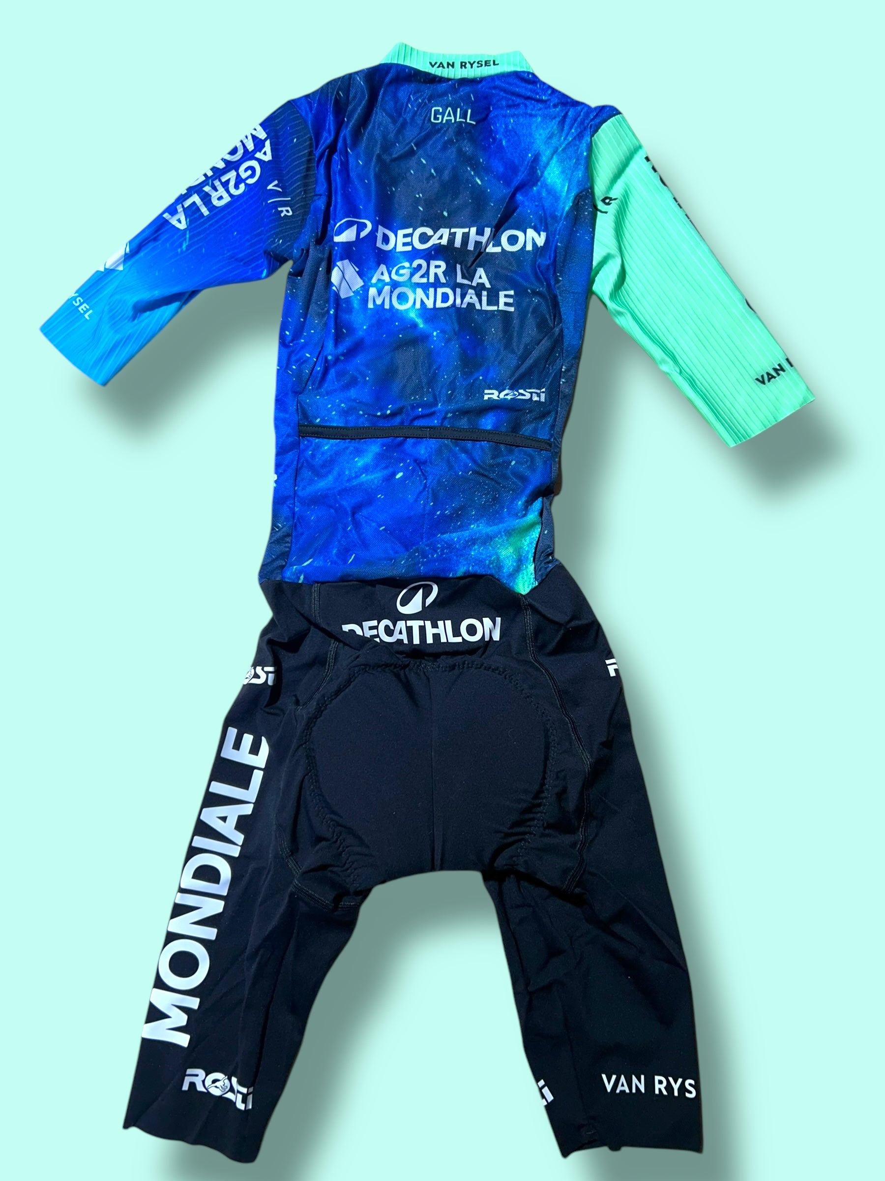 Aerosuit FELIX GALL Roadsuit| Decathlon AG2R La Mondiale | Rosti | Pro Cycling Kit