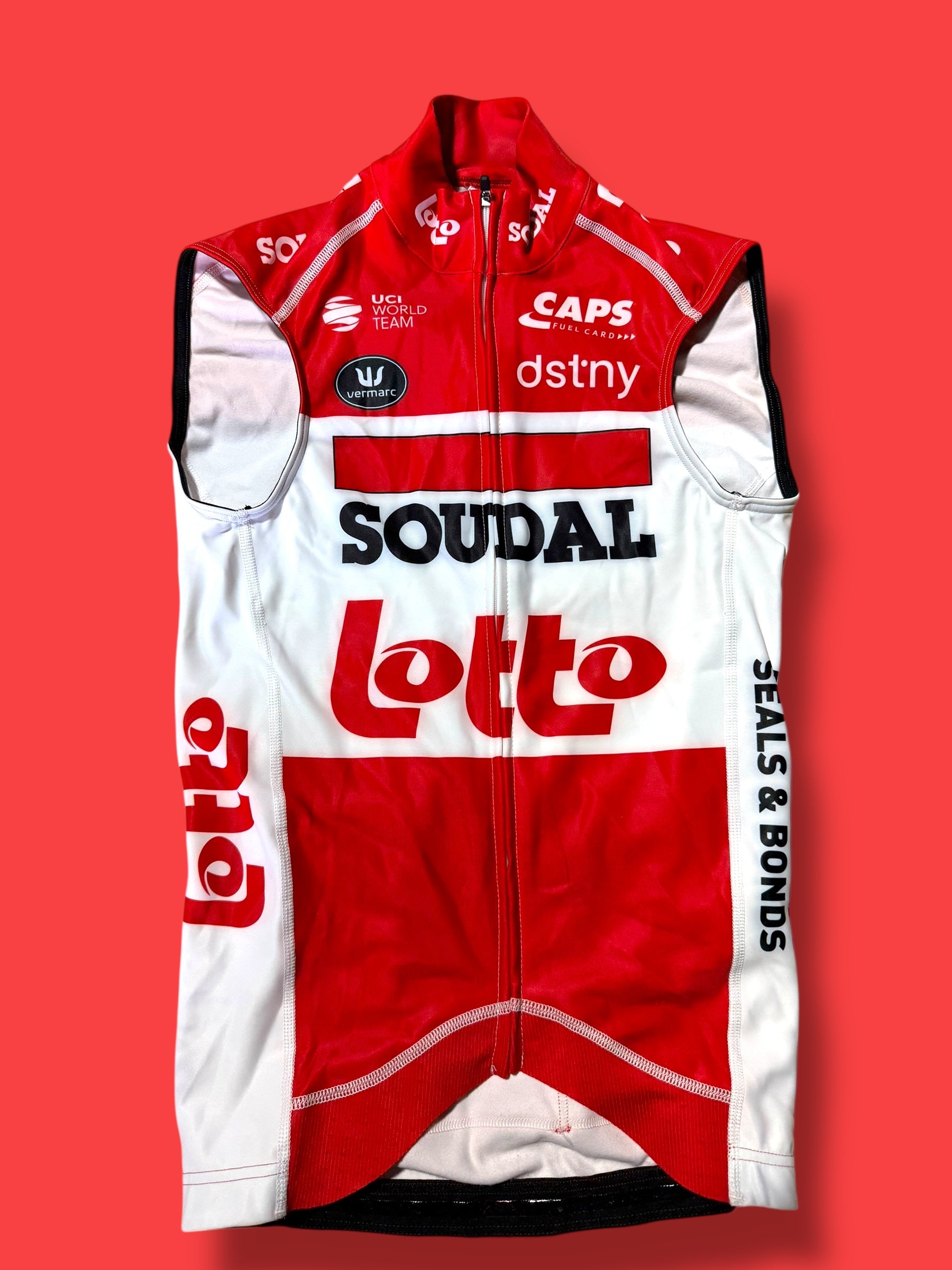 Thermal Vest + Pockets|Lotto DSTNY Vermarc| Pro Cycling Kit