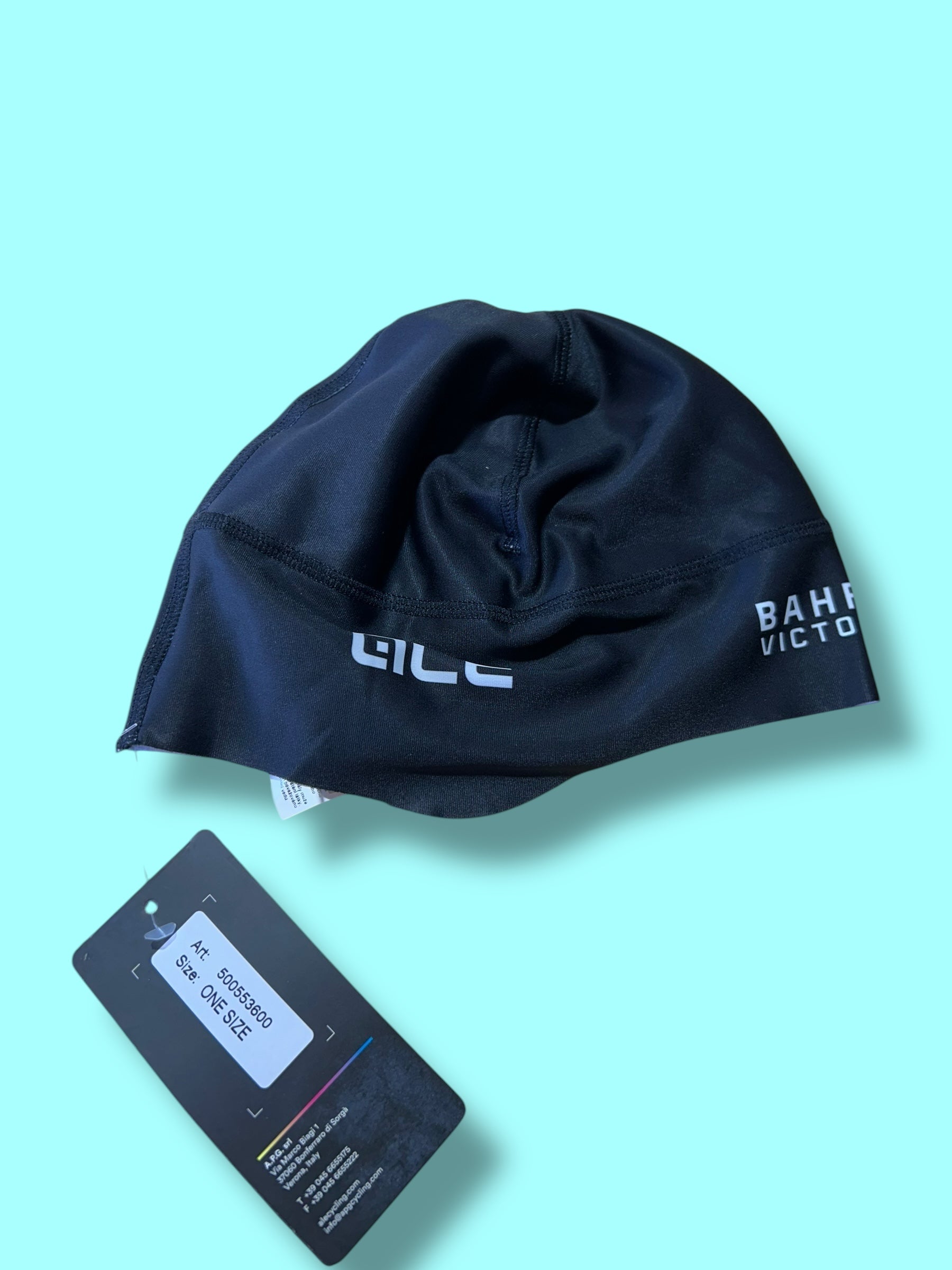 Beanie Skull Cap Head Warmer Thermal Winter Racing Pro Rider Issued | Ale |Bahrain Victorious| Pro Cycling Kit