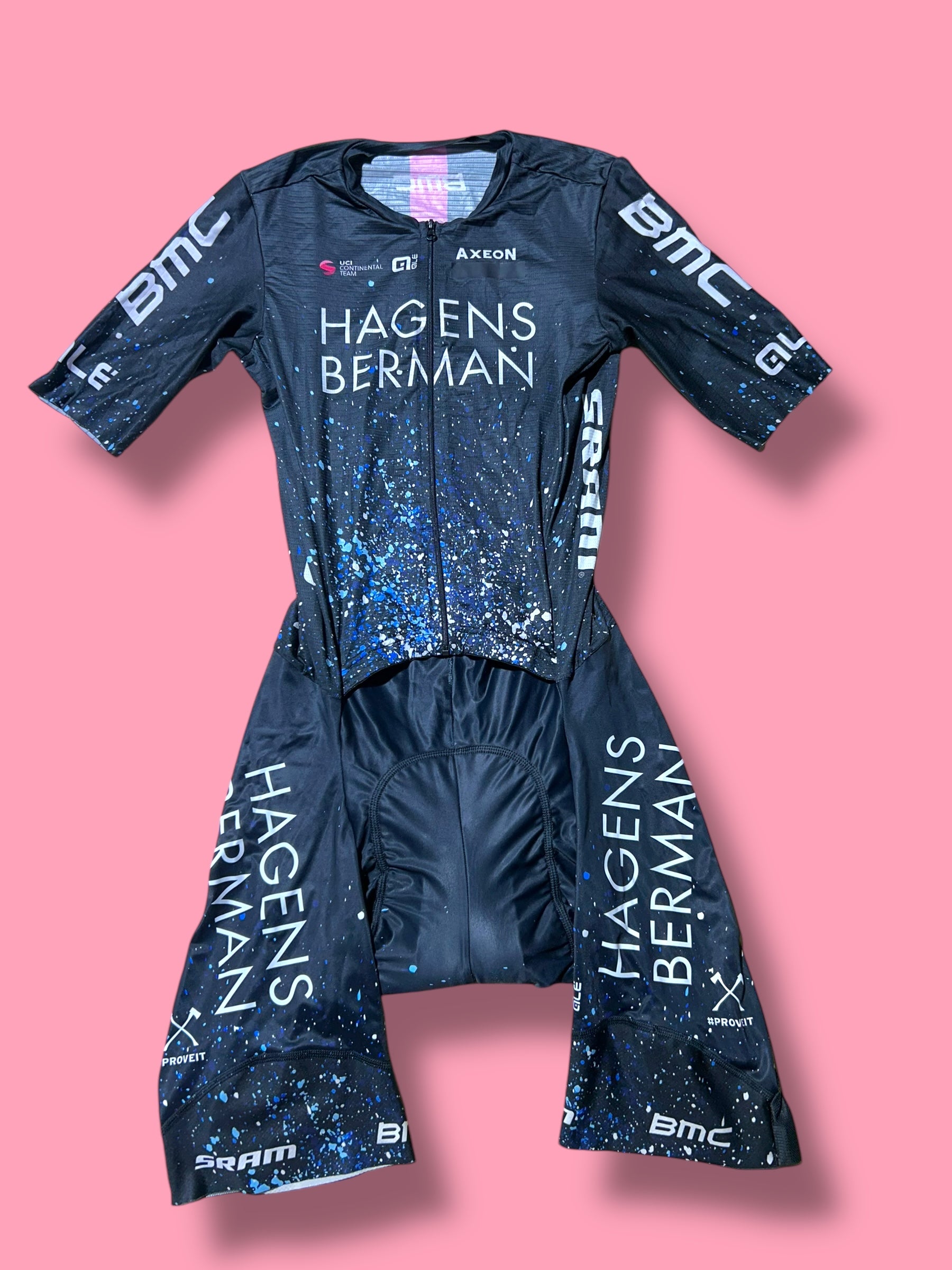 Race Suit Aerosuit Sprintsuit Pockets Rider Issued |Hagens Bermans Ale| Pro Cycling Kit