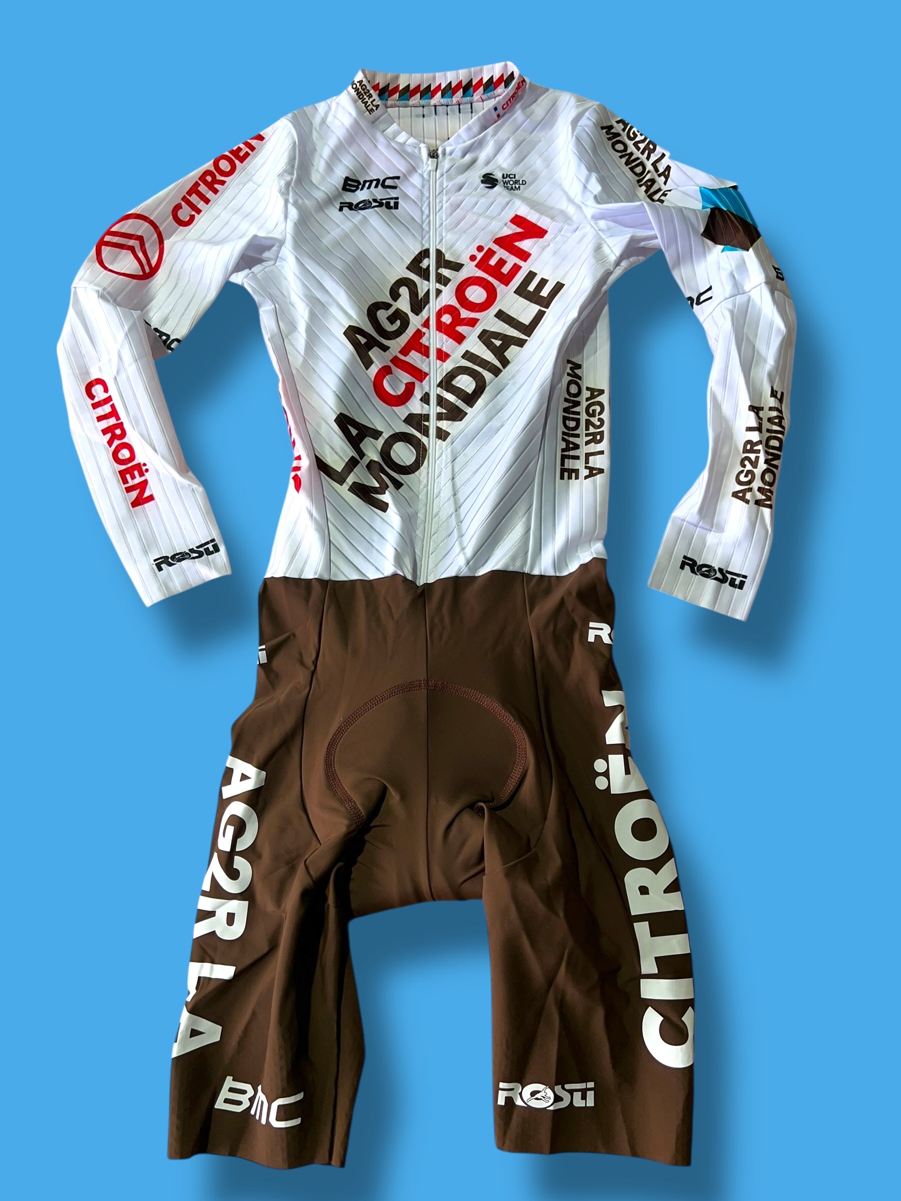 Rosti AG2R LA MONDIALE 選手支給品 Lサイズ TT Time Trial Suit Aerosuit|Rosti |AG2R Citroen |Cycling – Pro Kit