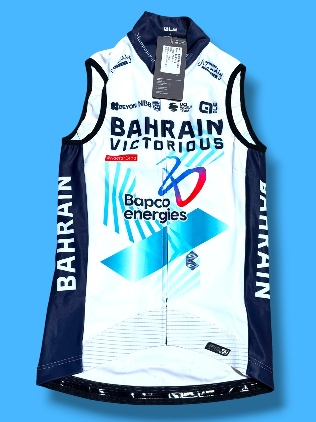 Thermal Winter Vest - Brushed Fleece | Bahrain Victorious | Alé Pro Cycling Kit