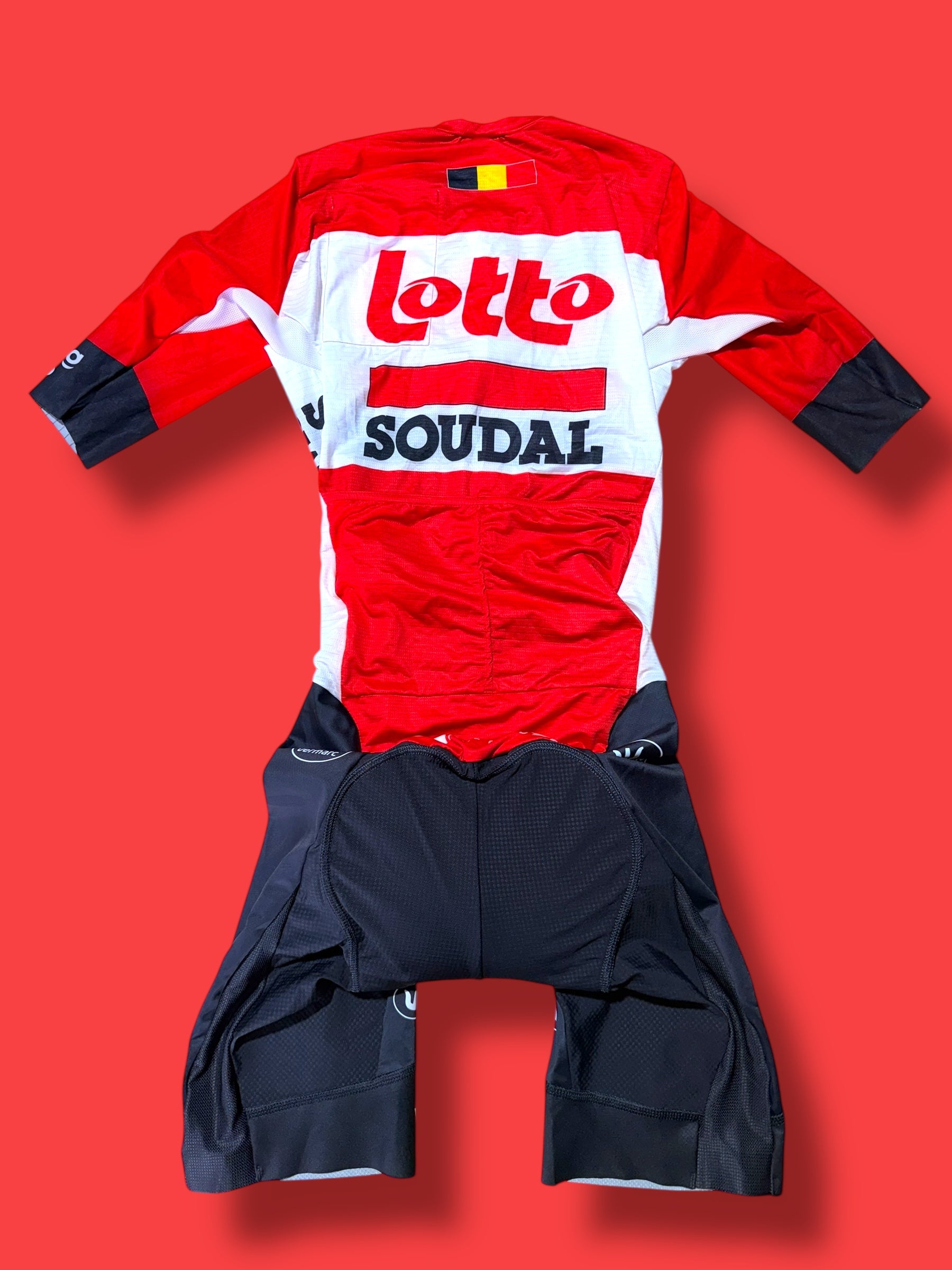 Aero Suit Roadsuit Team Rider Issued |Lotto DSTNY Vermarc| Pro Cycling Kit