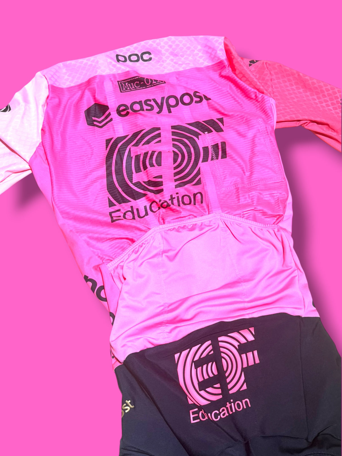 EF Richard Carapaz Olympic Champion Gold Logo Road Suit | EF Education First | Rapha Men's Pro Kit