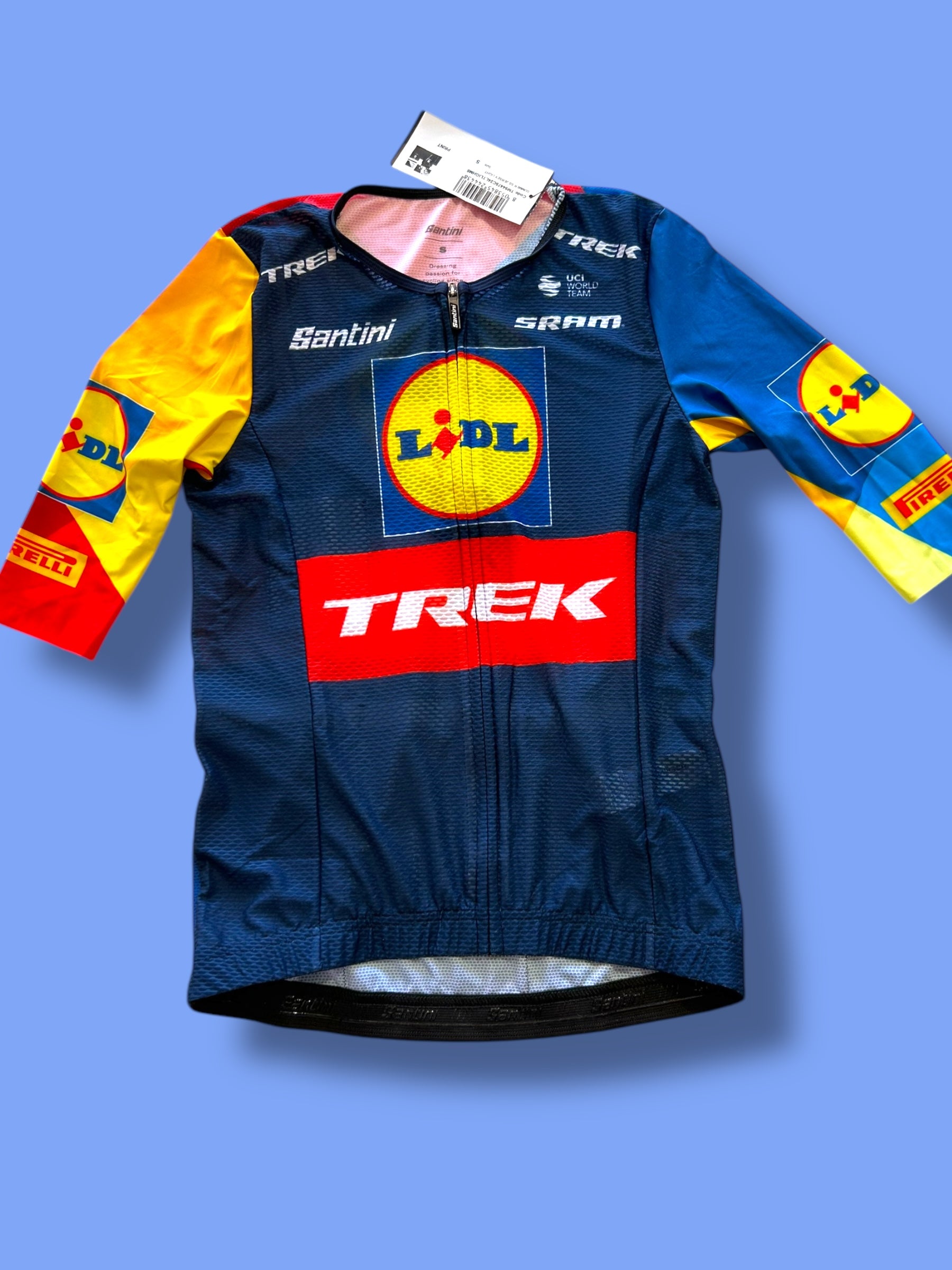 Summer Jersey Short Sleeve Lightweight Team Issued! | Santini | Lidl Trek | Pro Cycling Kit