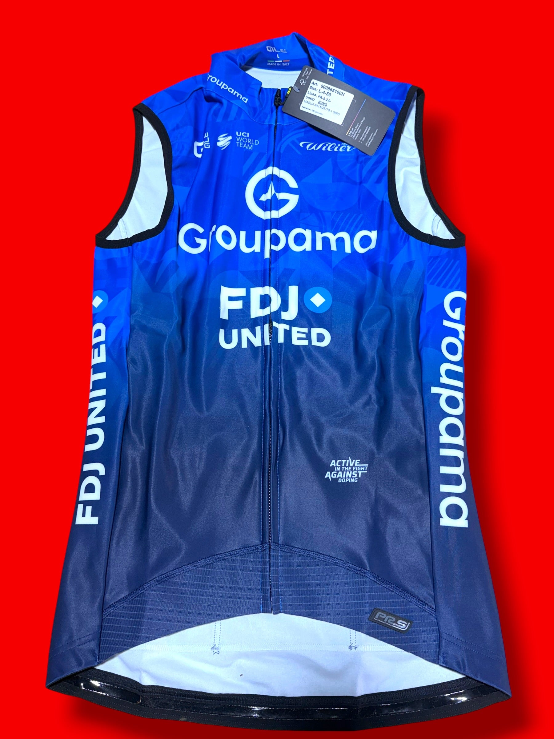 Gilet Vest Thermal|FDJ Francaise Des Jeux|Ale Pro Cycling Kit