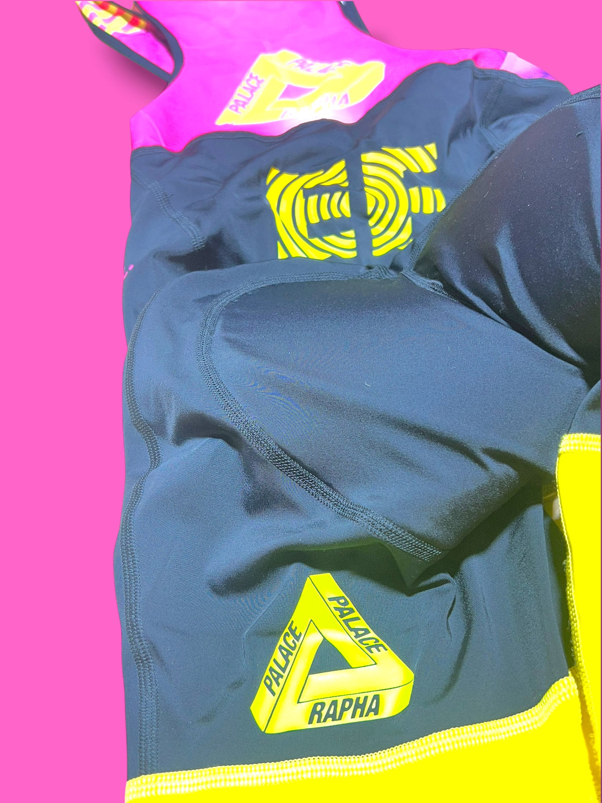 EF 2022 Yellow-Band Bib Shorts Stefan Bissegger One-of-One Rapha-Palace | EF Education First | Rapha Men's Pro Kit