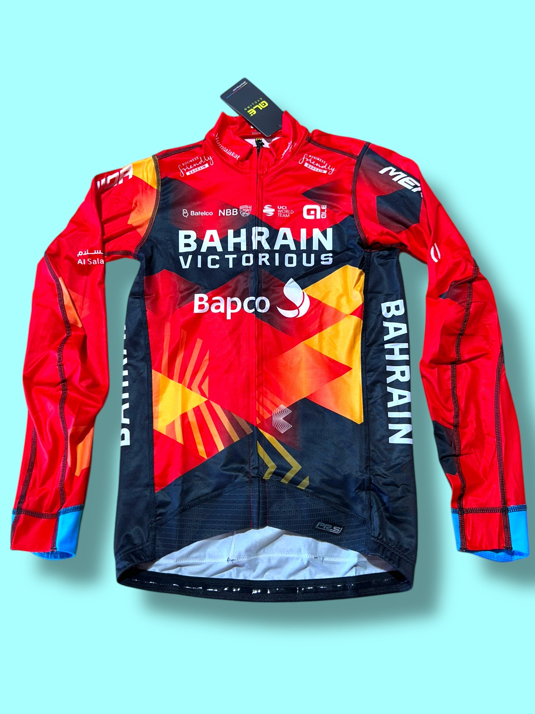 Long Sleeve Jersey Midweight Thermal Winter | Ale |Bahrain Victorious| Pro Cycling Kit