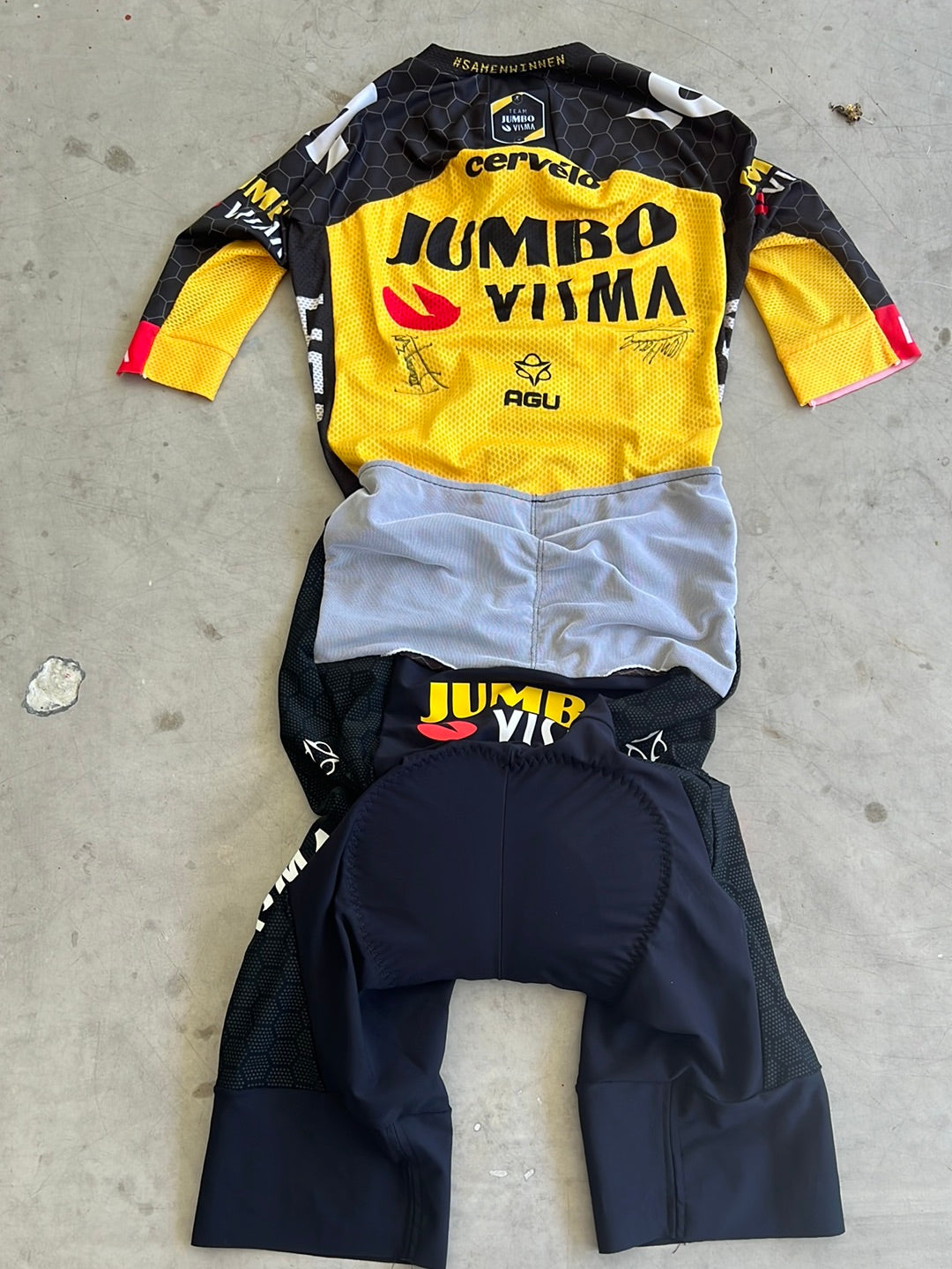 Jumbo Visma Signed Roadsuit / Aero suit | Agu | Jumbo Visma | Pro Cycling Kit