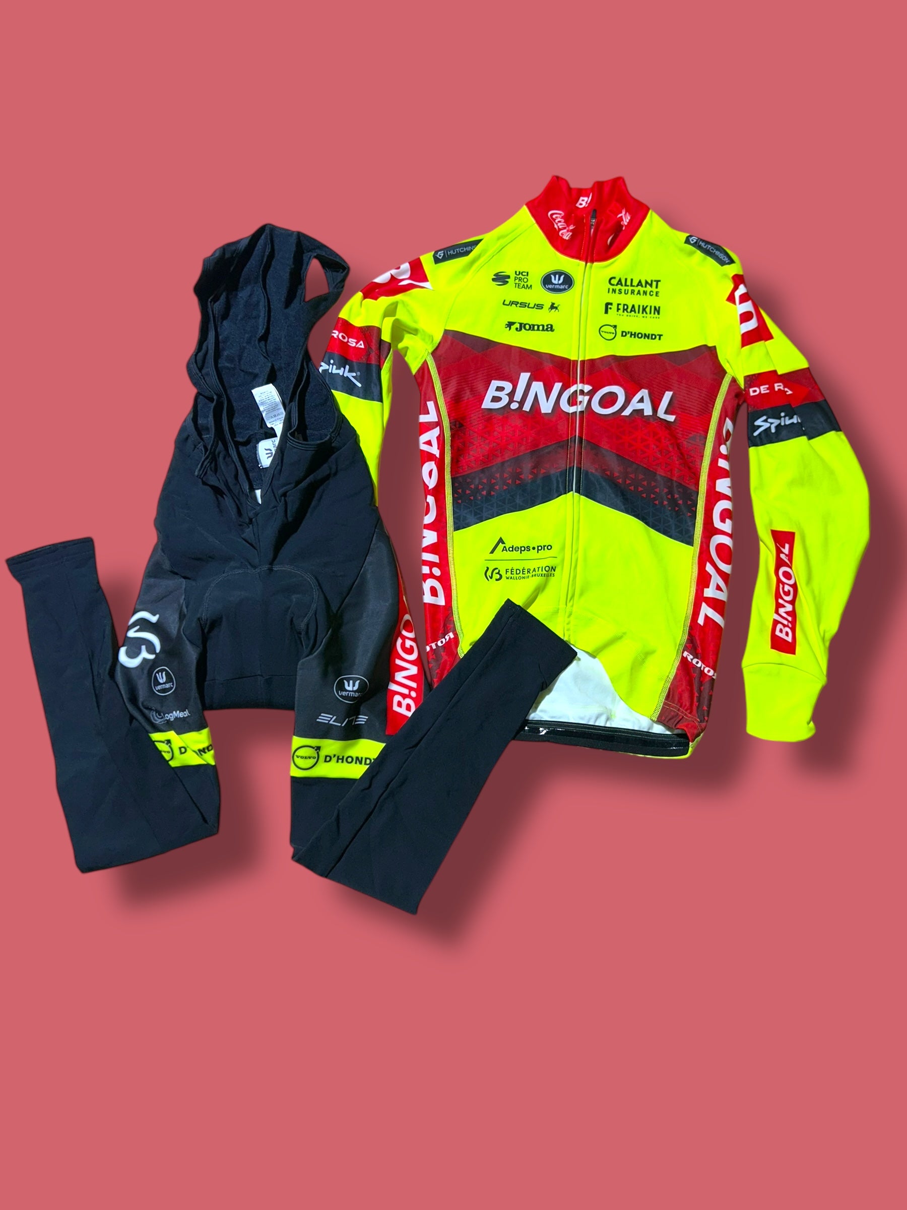 Winter Jersey and Bib Tights Thermal | Bingoal Vermarc| Pro Cycling Kit