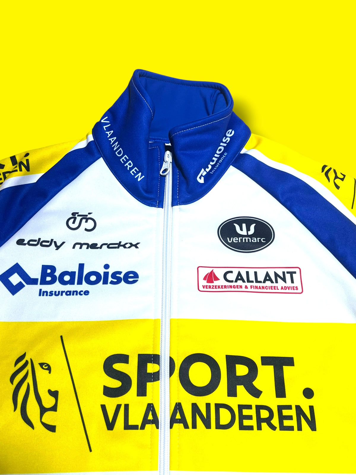 Long Sleeve Thermal Gabba Rain Jersey Winter|Flanders Baloise|Vermarc Pro Cycling Kit