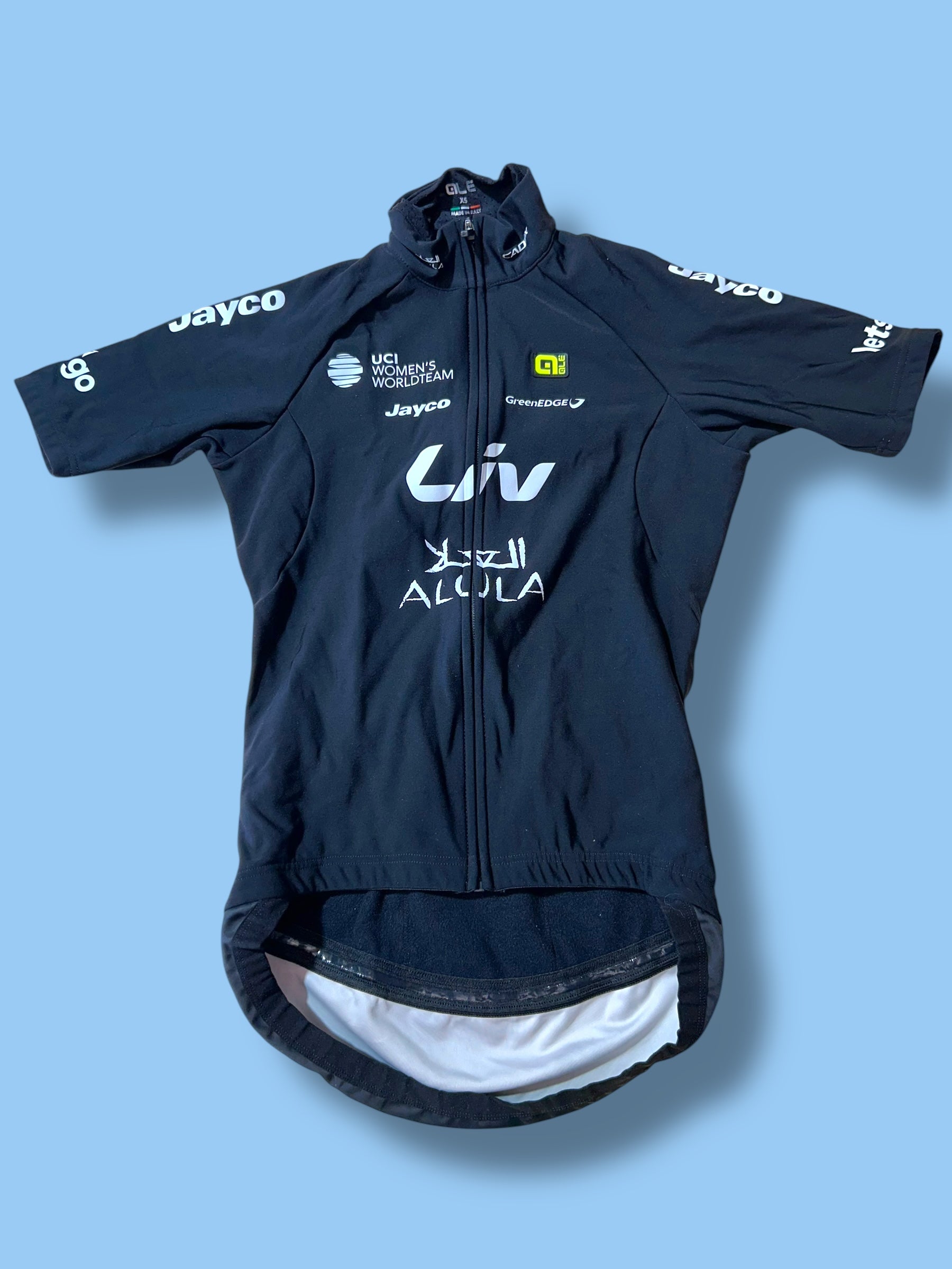 Winter Gabba Short Sleeve Winter Jersey Jacket Thermal Racing Klimatik Womens| Ale | Jayco Alula| Pro Cycling Kit