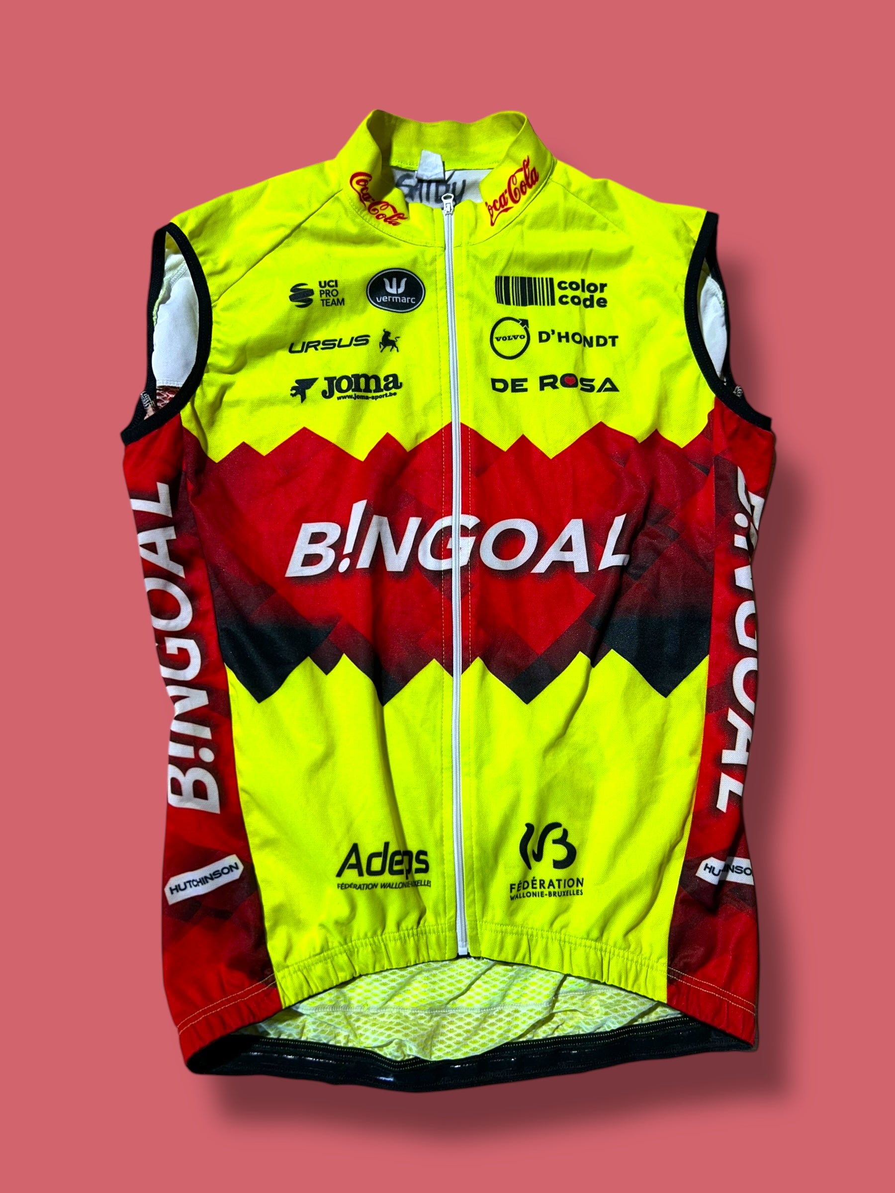 Aero Jersey, Bib Shorts, Vest and Arm Warmer Bundle| Bingoal Vermarc| Pro Cycling Kit