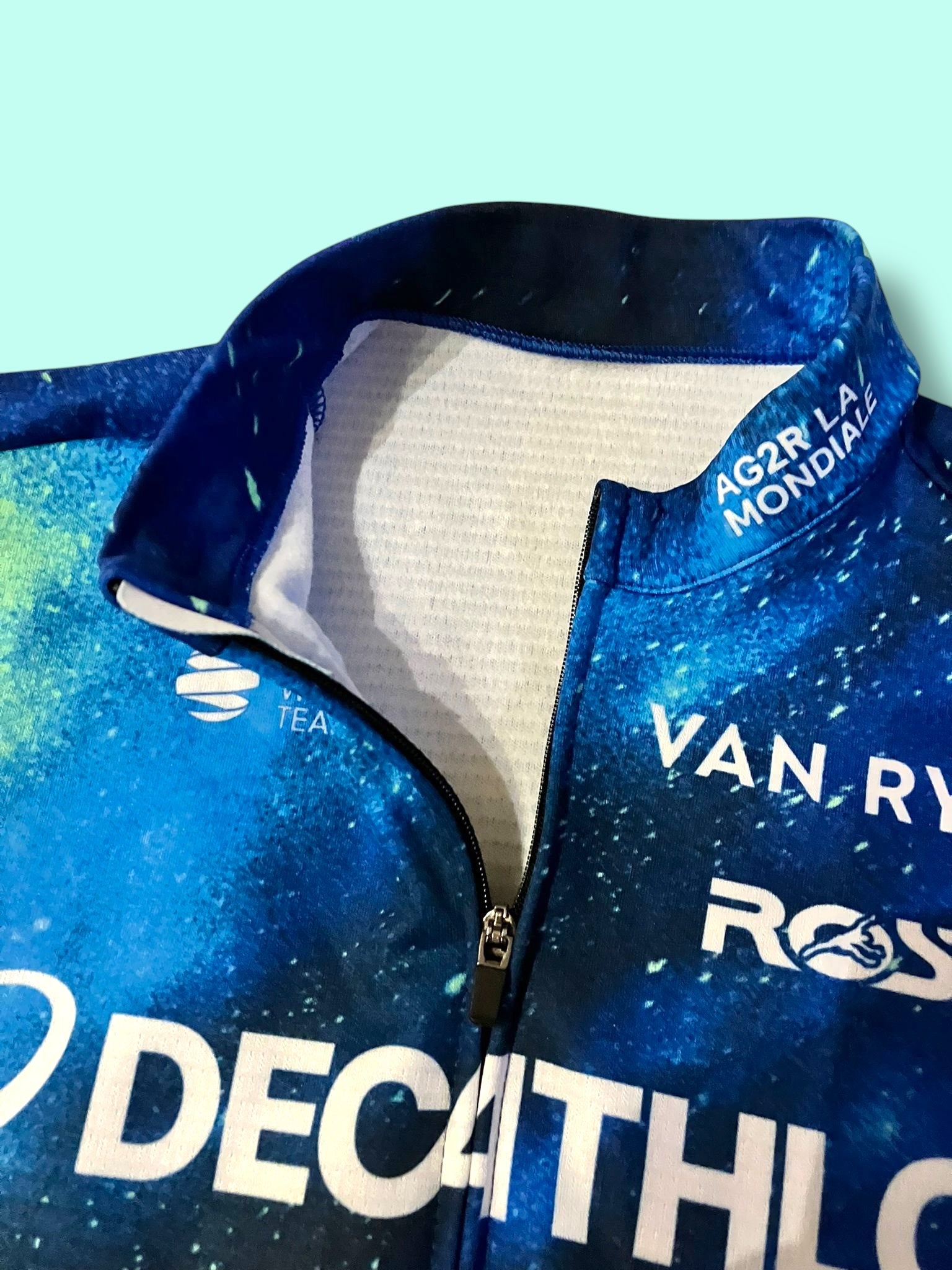 Jersey Long Sleeve WARBASSE USA Lightweight Racing Maillot | Decathlon AG2R La Mondiale | Rosti | Pro Cycling Kit