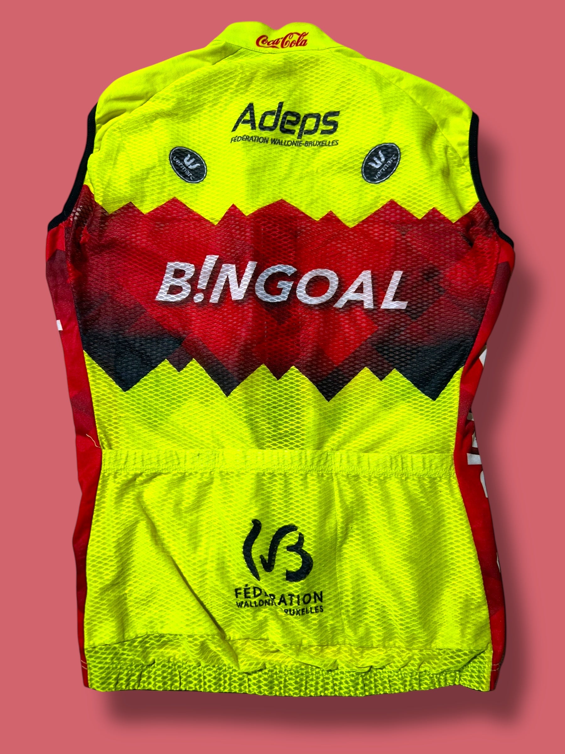Aero Jersey, Bib Shorts, Vest and Arm Warmer Bundle| Bingoal Vermarc| Pro Cycling Kit