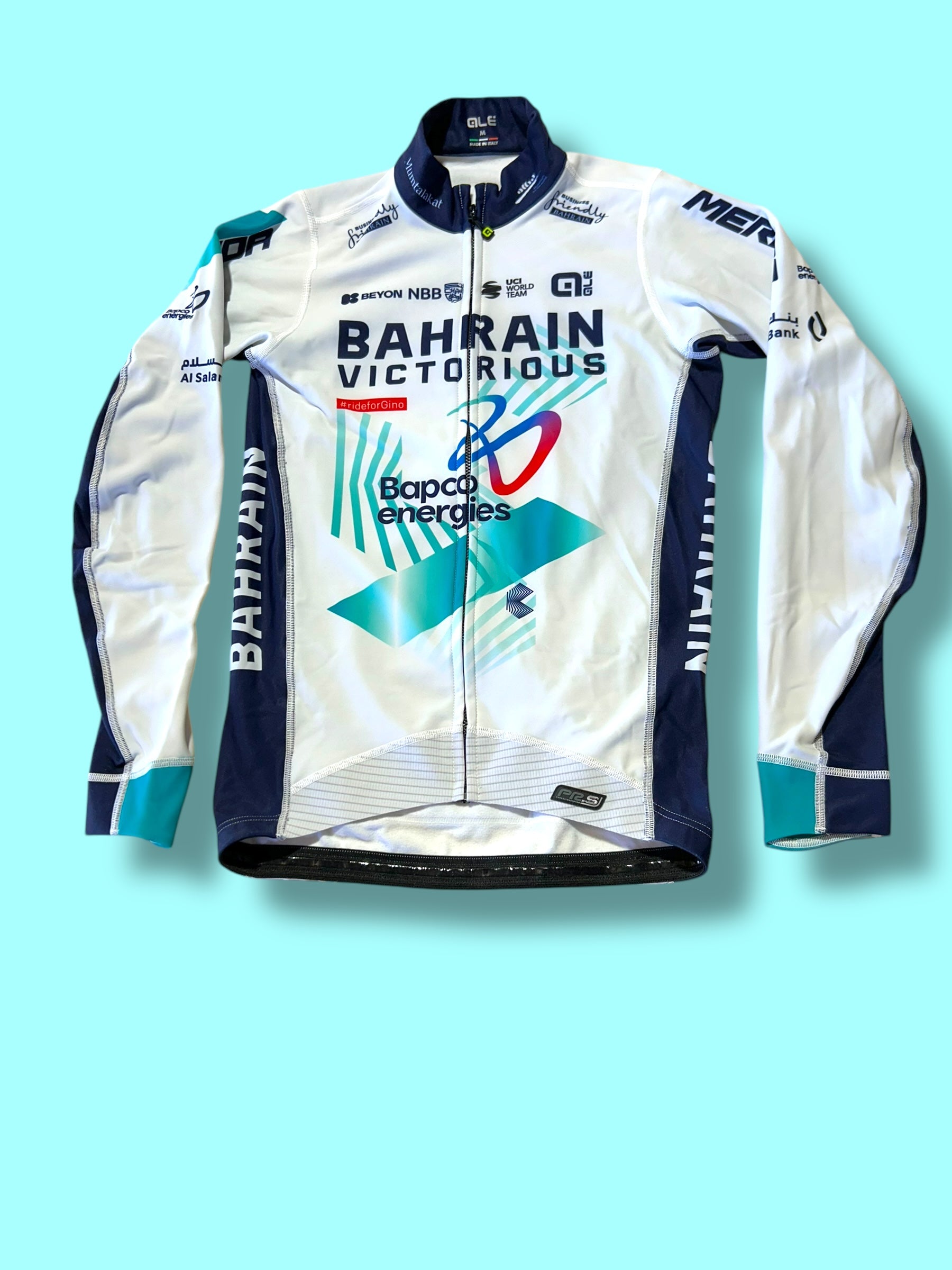Long Sleeve Jersey Thermal Winter | Ale |Bahrain Victorious| Pro Cycling Kit