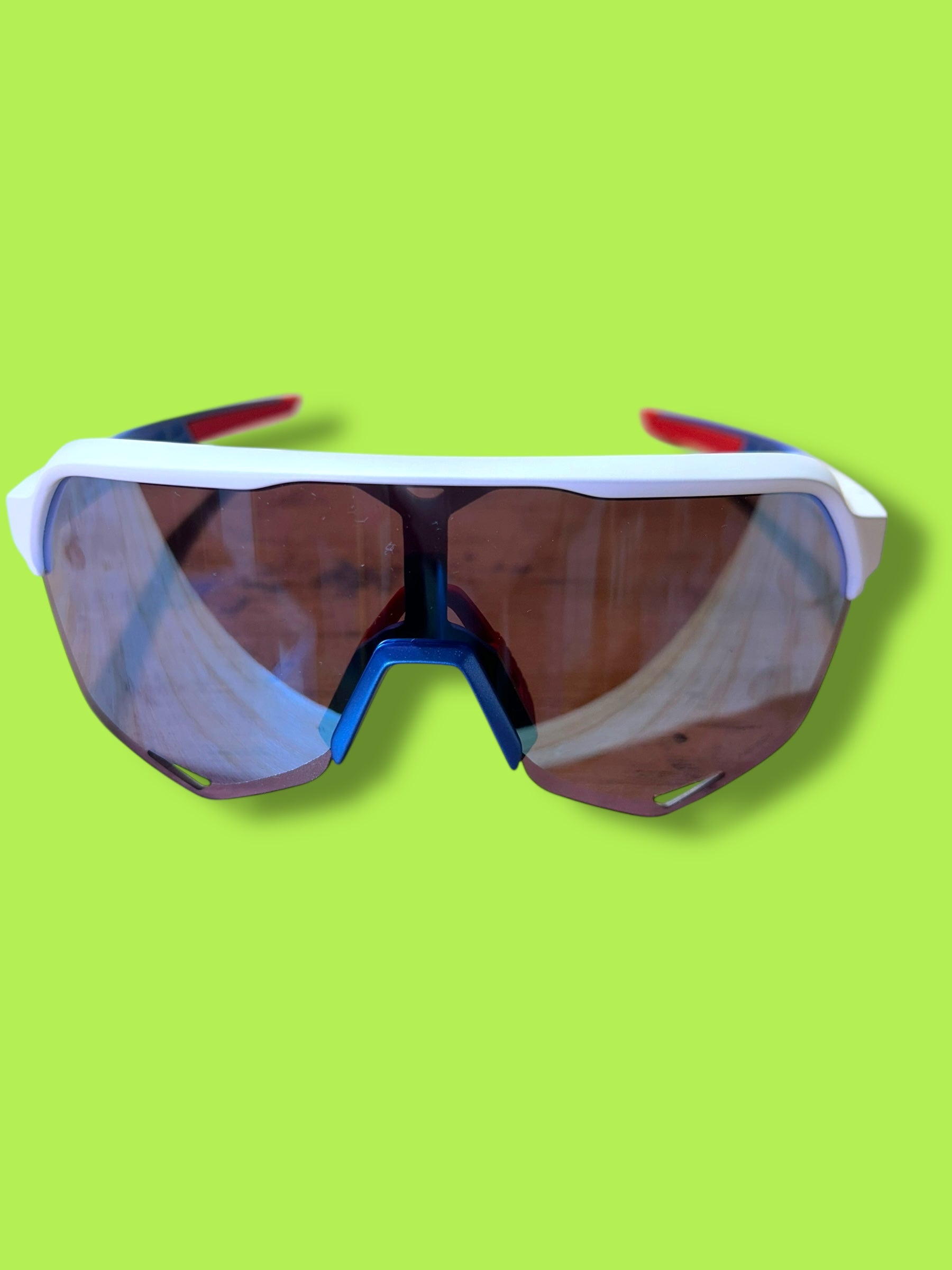 100% S2 Sunglasses Road Racing Triathlon Exclusive Rider Issued | 100% | Total Direct Energies| Pro Cycling Kit