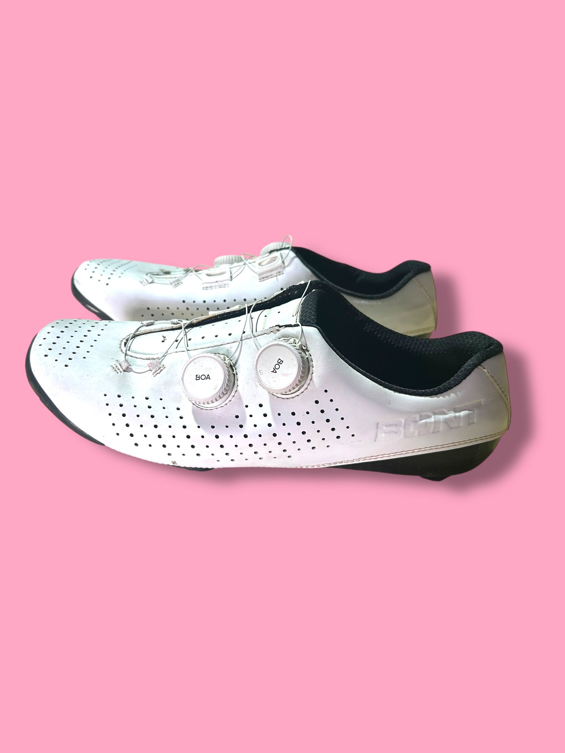 BONT Vaypor White Cycling Shoes | BONT | EF Education First | Pro Cycling Kit
