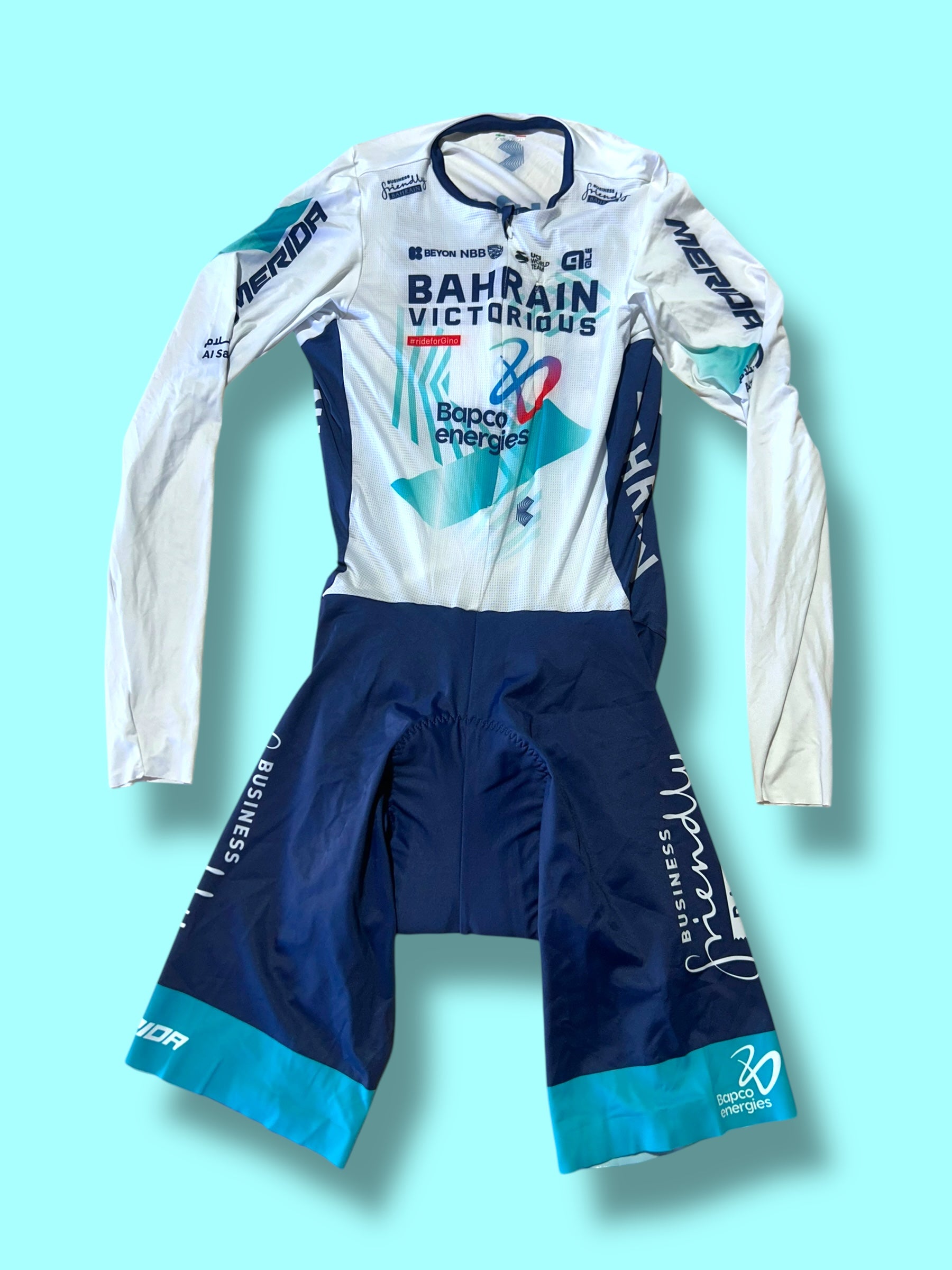 TT Suit Time Trial Triathlon Road Racing Aerosuit| Ale |Bahrain Victorious| Pro Cycling Kit
